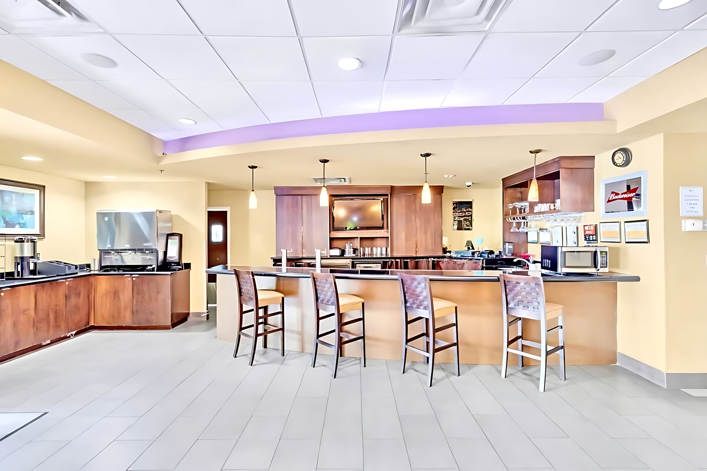 On-site bar seating area