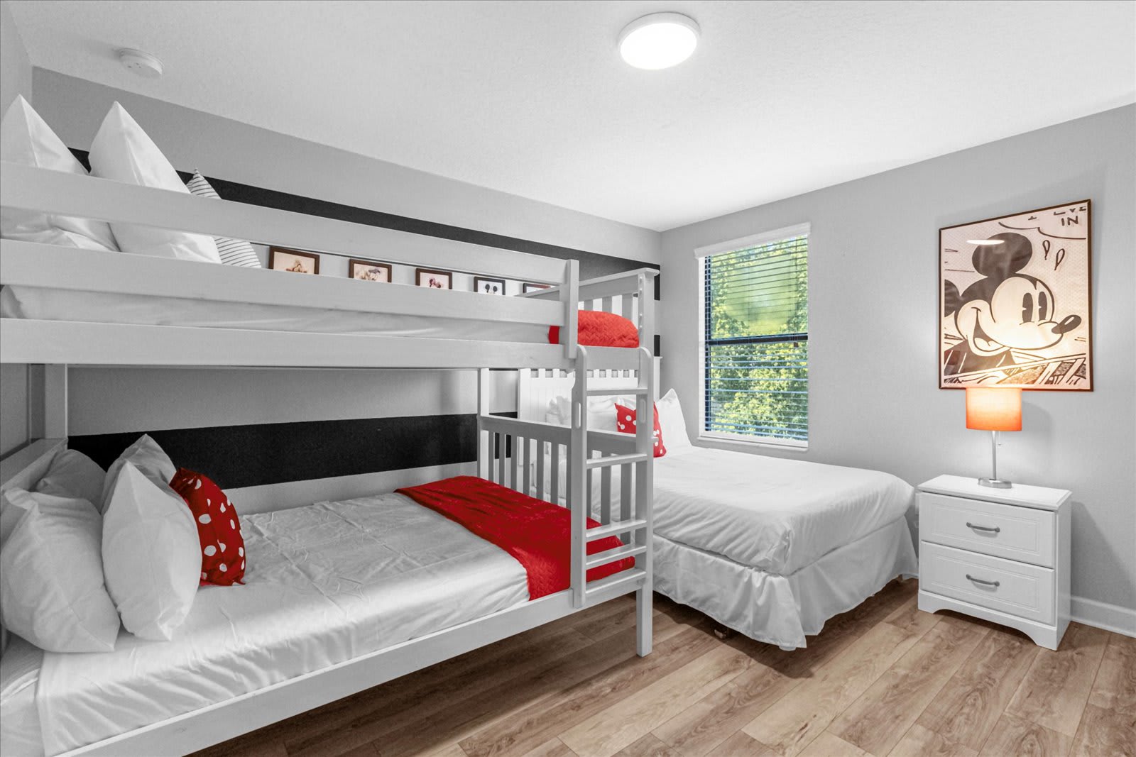Mickey Mouse Themed Bunk-Bed Room