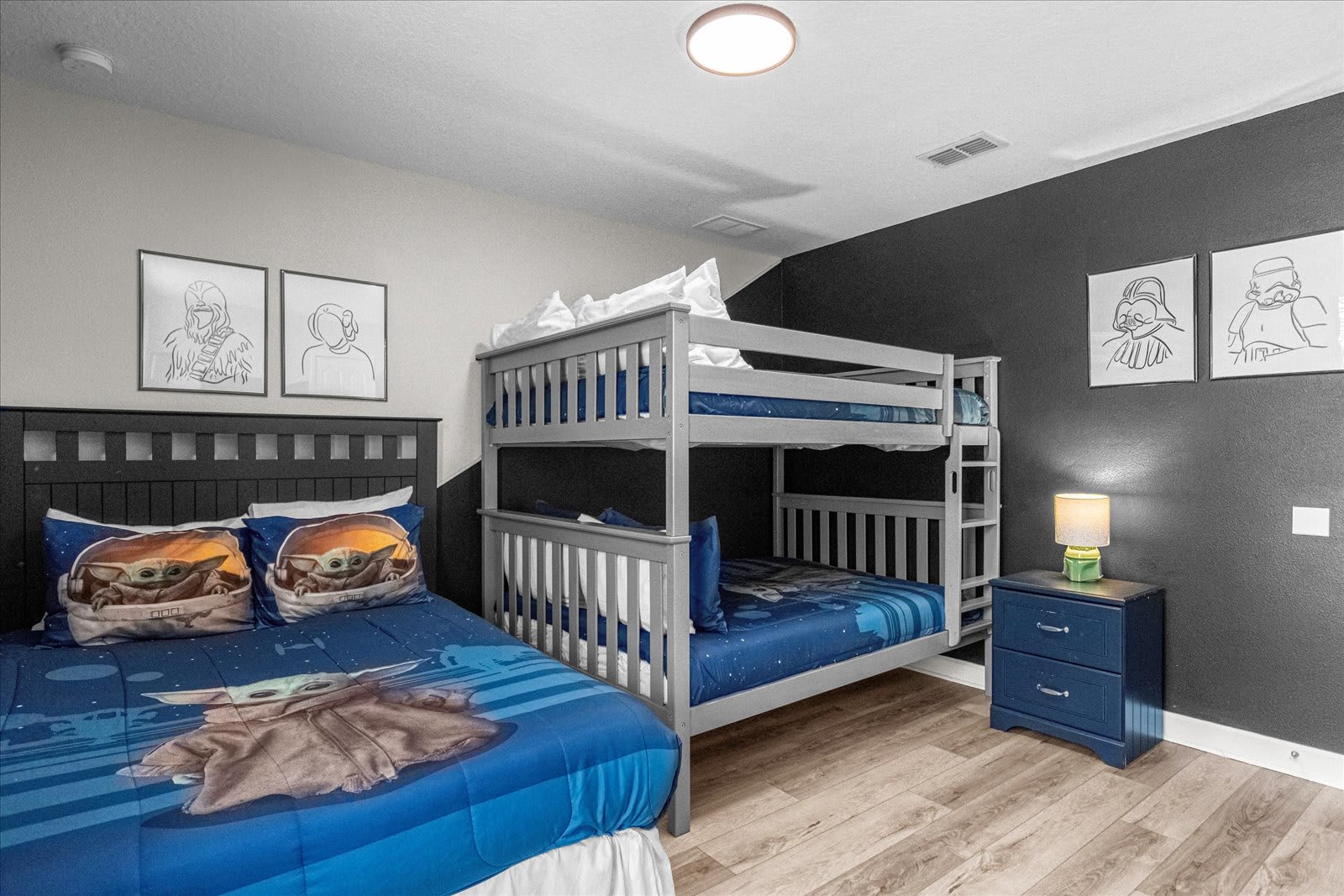 Star Wars Themed Bunk-Bed Room