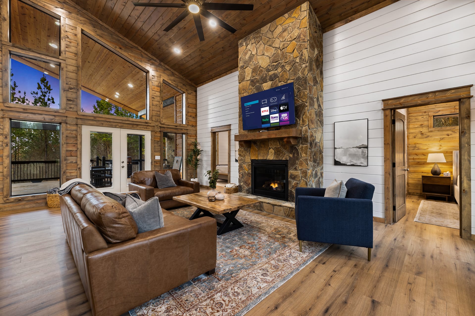 Hidden Cabin Among Pines with Hot Tub & Fire Pit