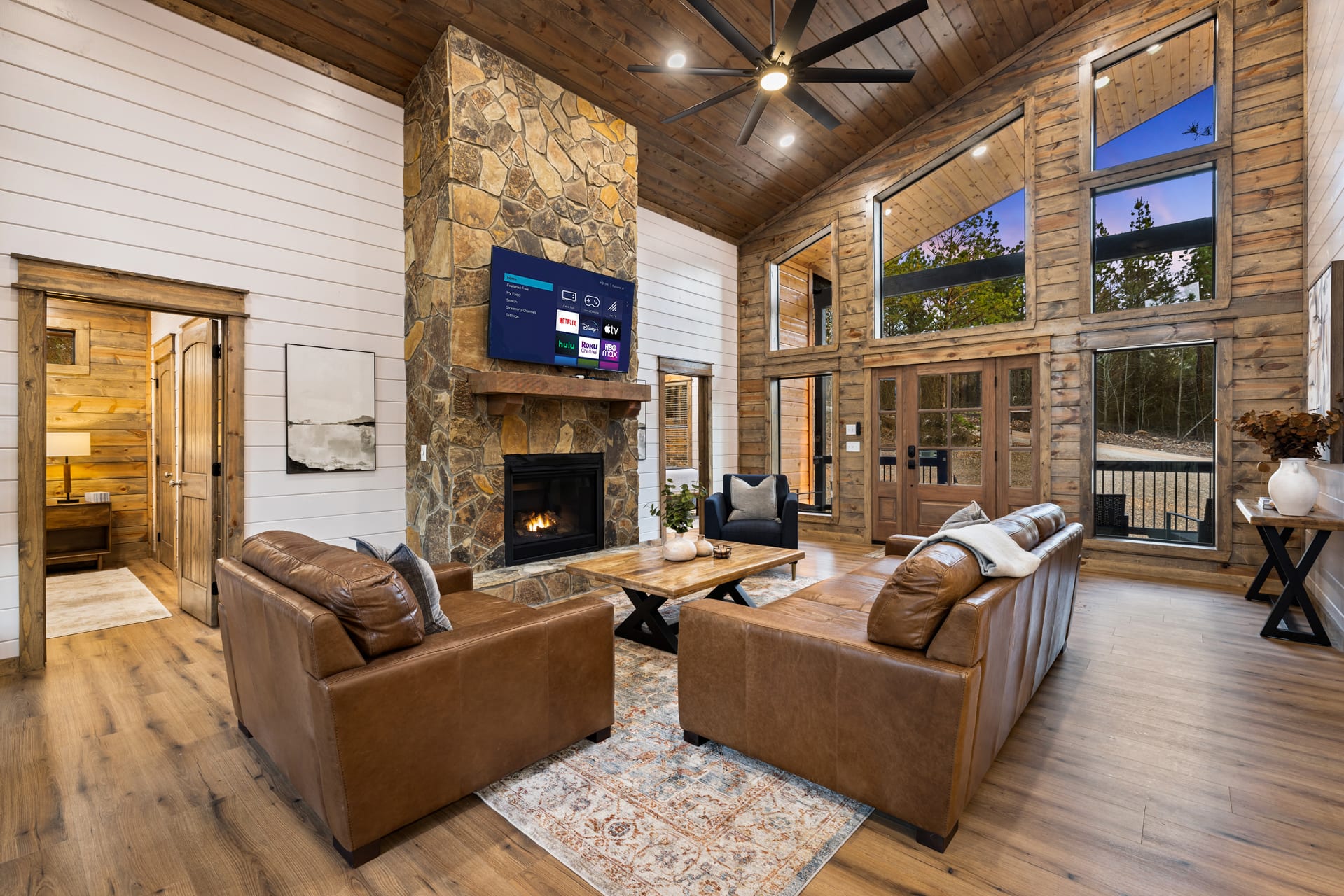Hidden Cabin Among Pines with Hot Tub & Fire Pit