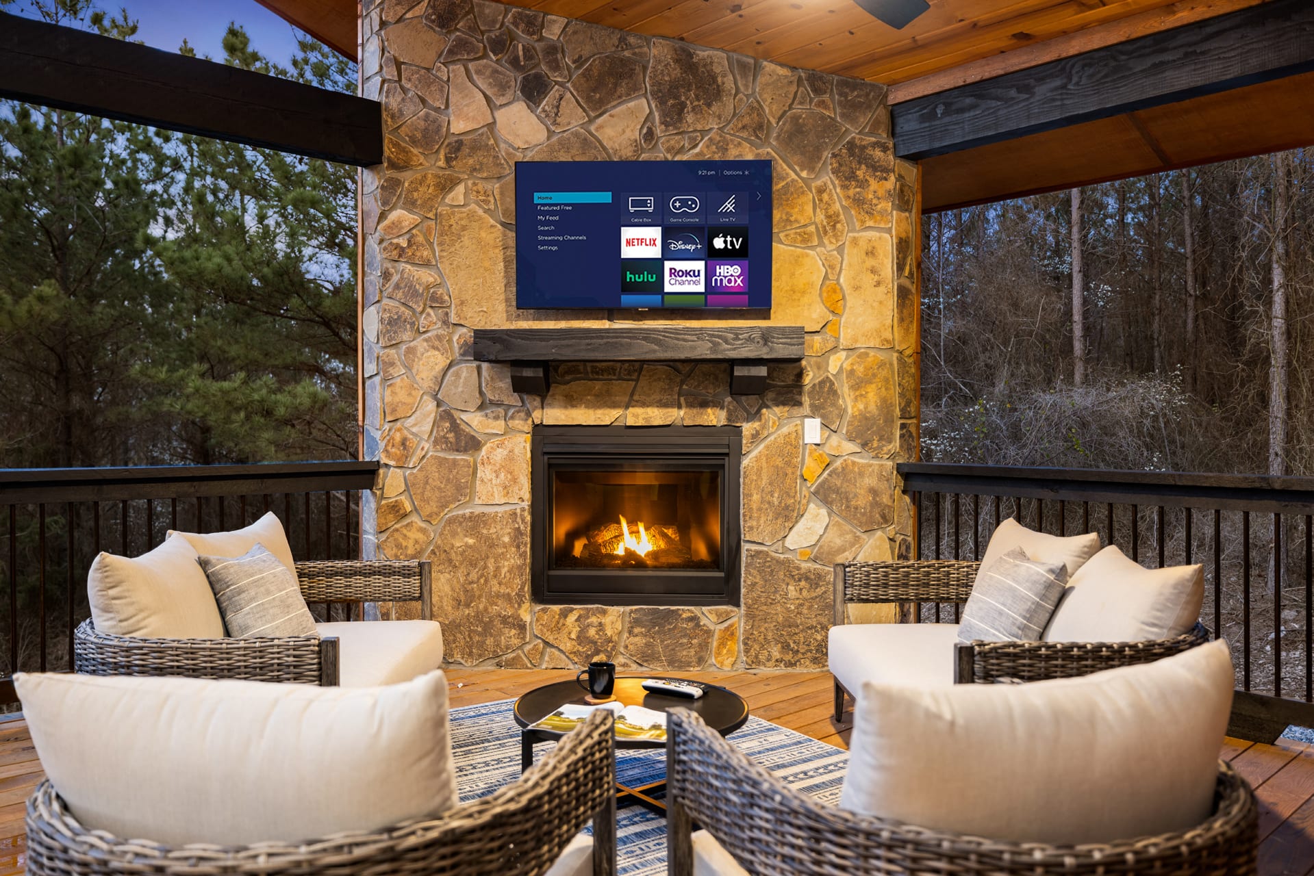 Hidden Cabin Among Pines with Hot Tub & Fire Pit