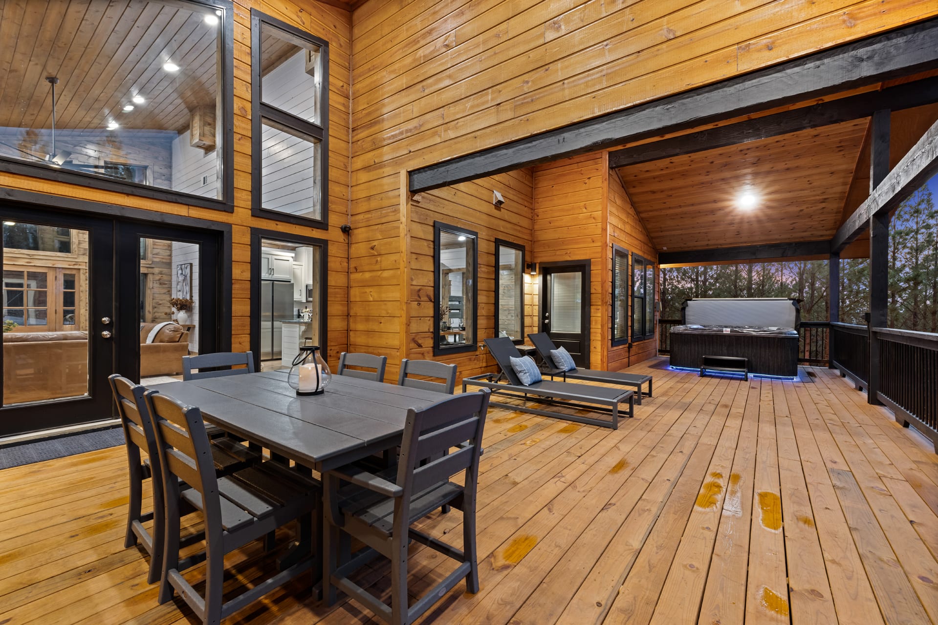 Hidden Cabin Among Pines with Hot Tub & Fire Pit