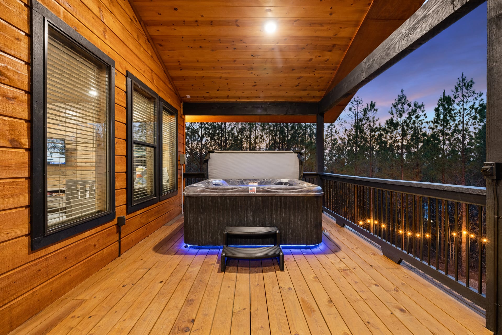 Hidden Cabin Among Pines with Hot Tub & Fire Pit