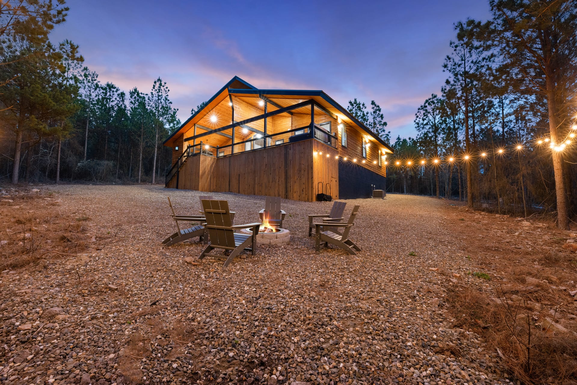Hidden Cabin Among Pines with Hot Tub & Fire Pit