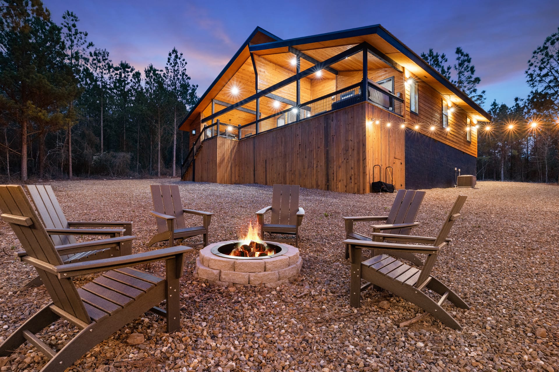 Hidden Cabin Among Pines with Hot Tub & Fire Pit