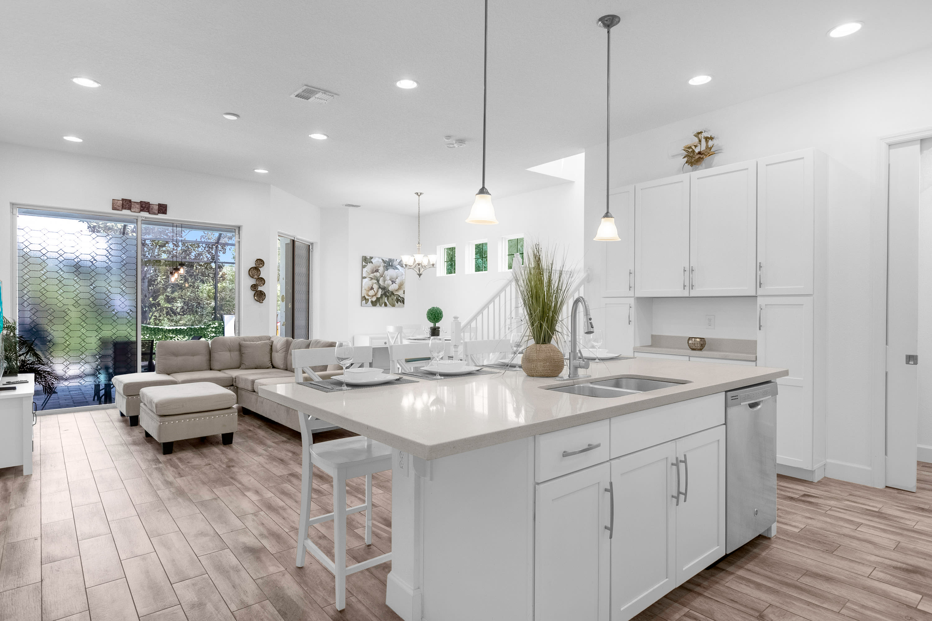 Kitchen Island with Bar Seating