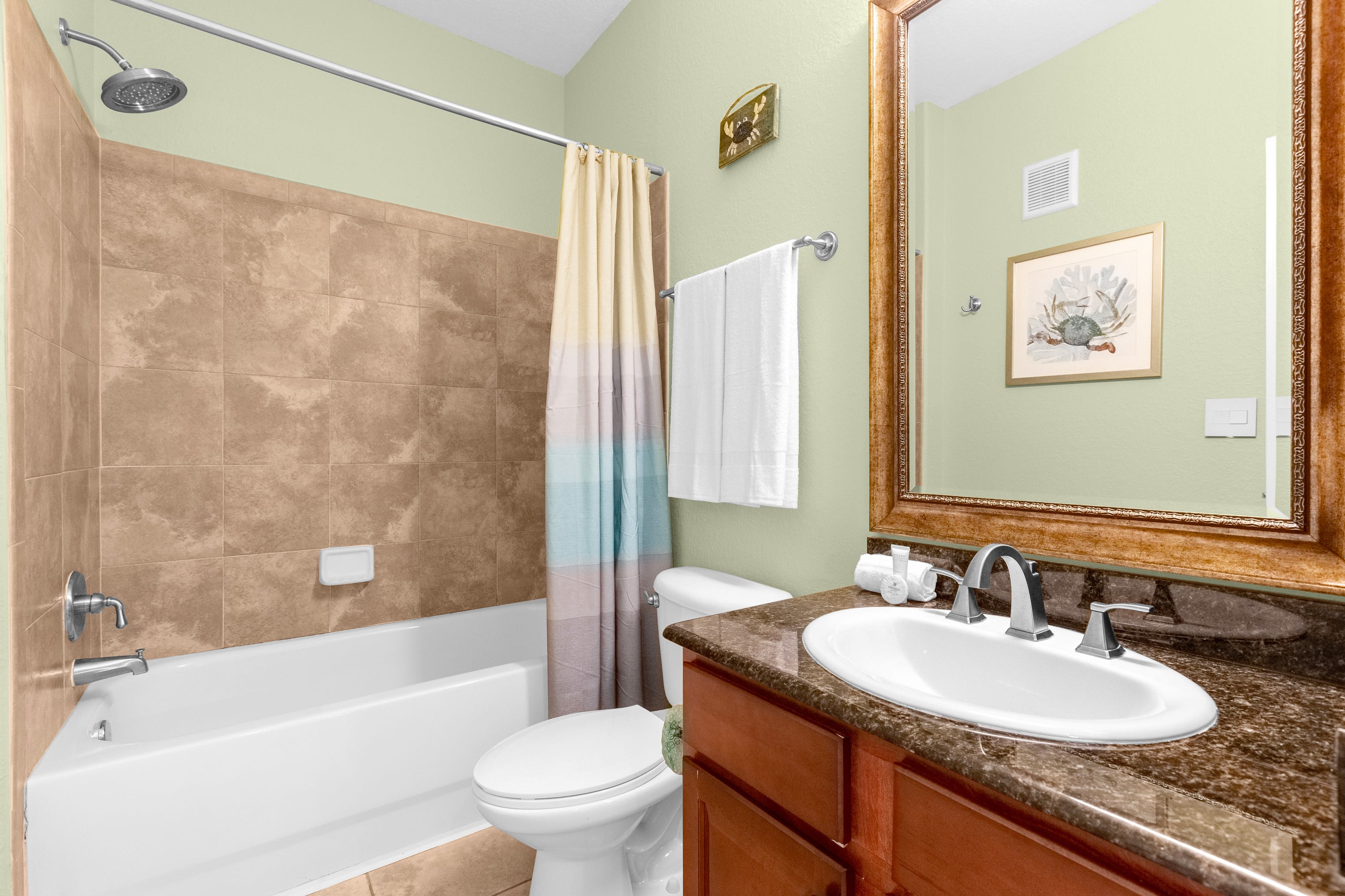 Full Bathroom with Combined Bathtub and Shower