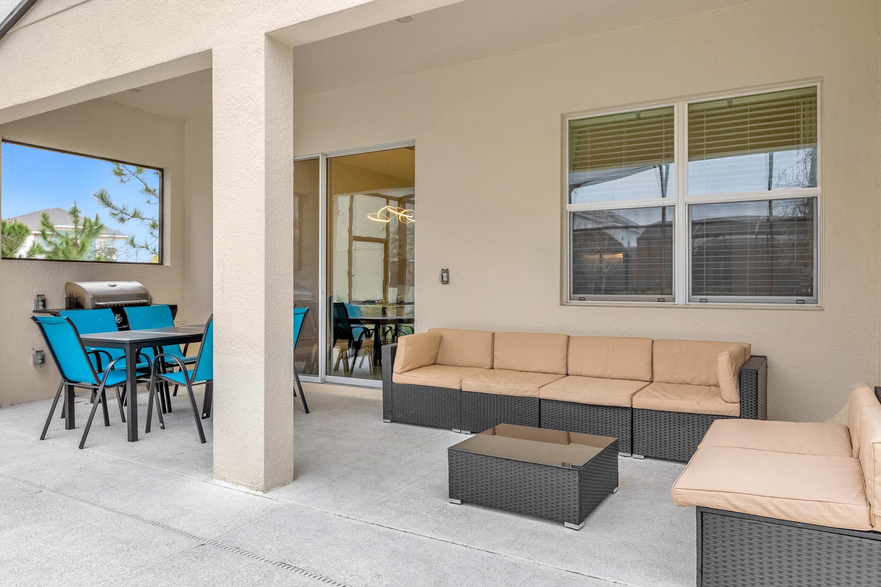 Covered Outdoor Lounge