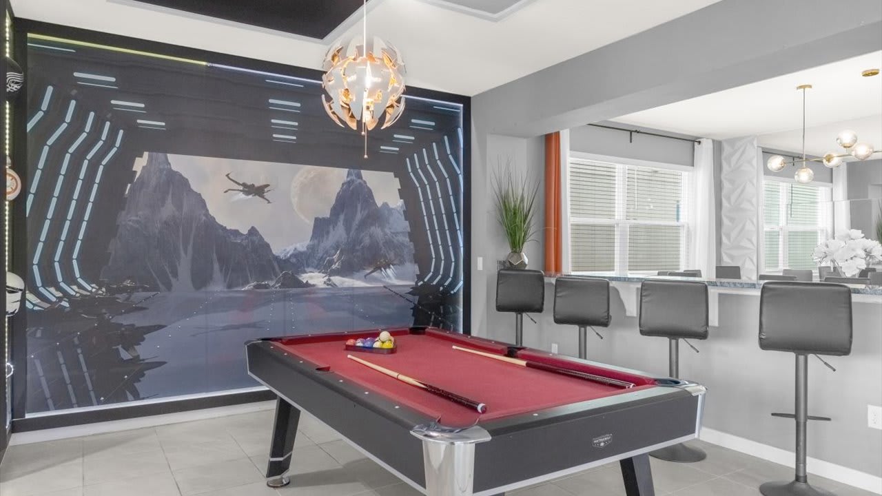 9BR Fun Villa Private Pool Arcade Game Loft | Photo 70