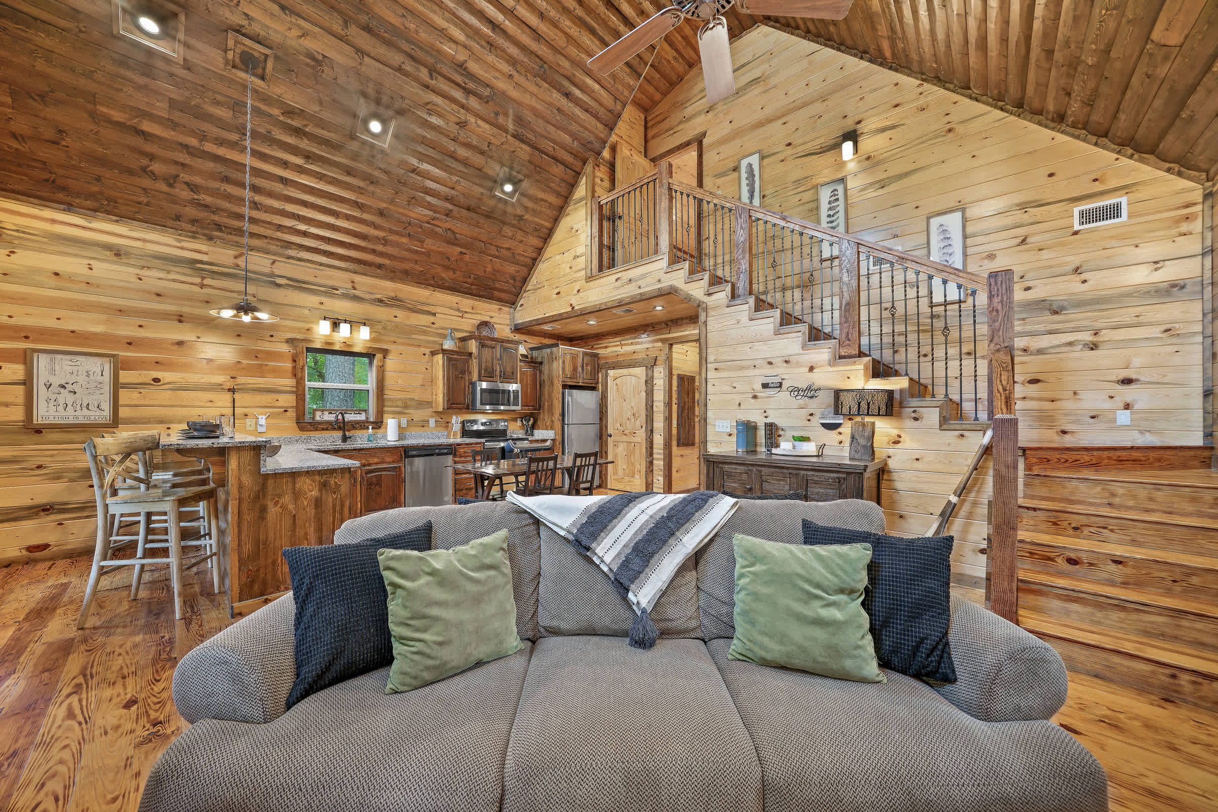 Rustic Cabin Near Creek with Hot Tub & Fire Pit