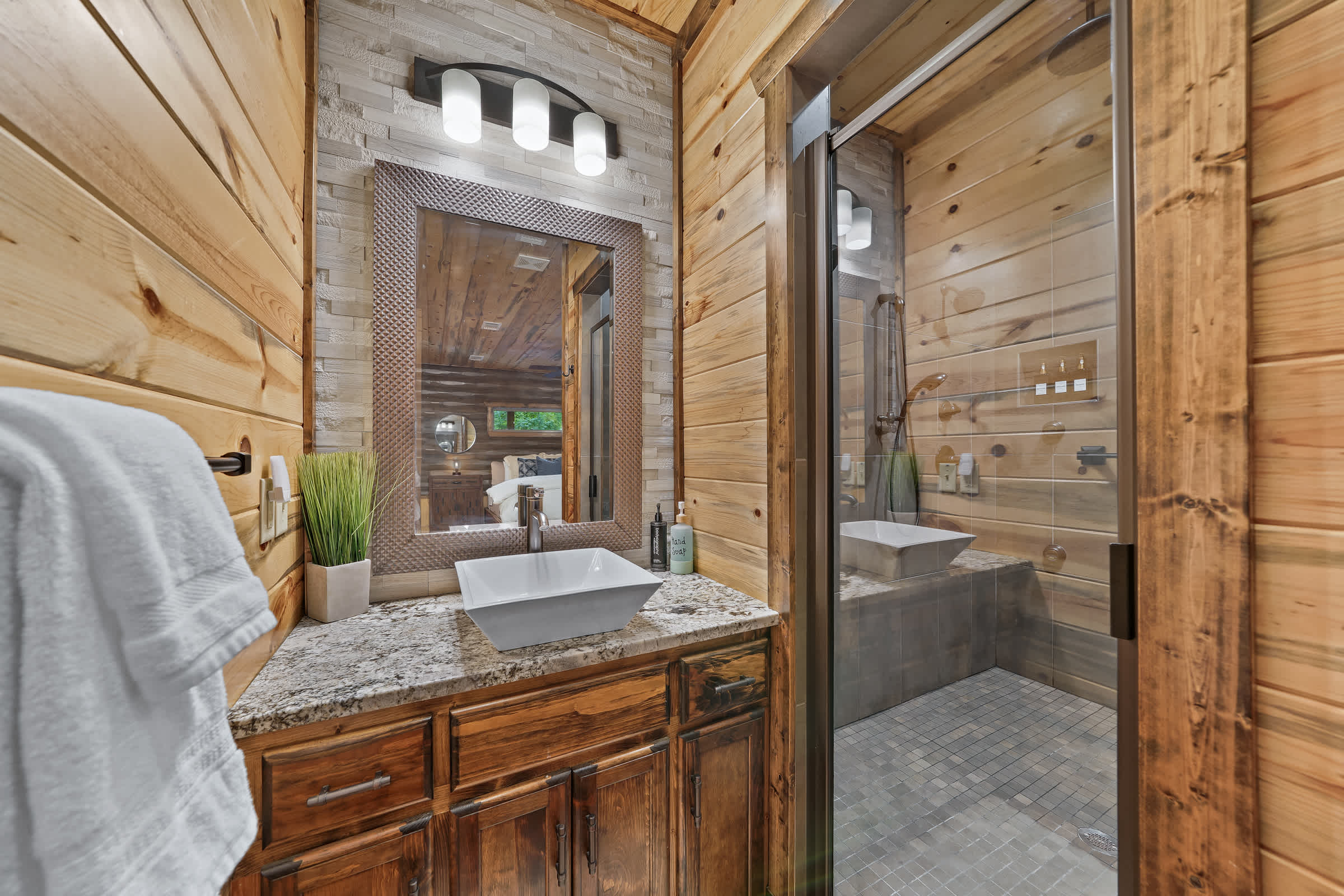 Rustic Cabin Near Creek with Hot Tub & Fire Pit