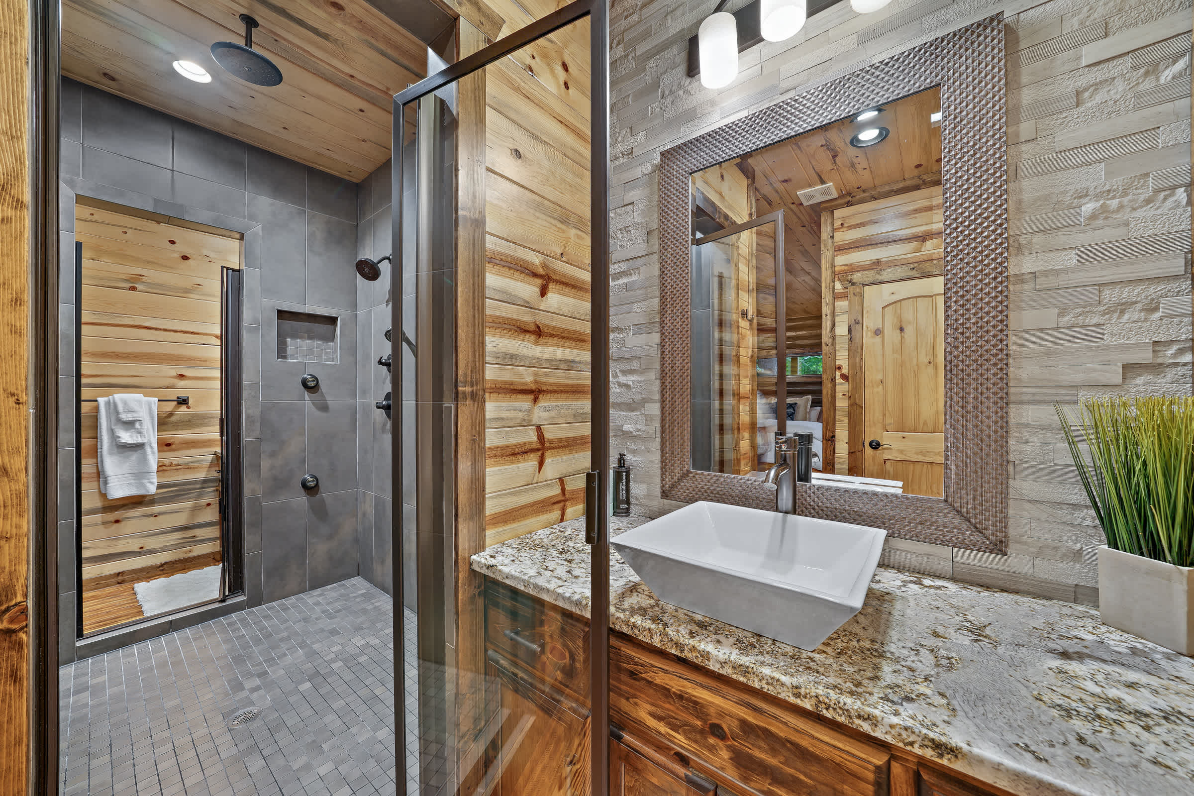 Rustic Cabin Near Creek with Hot Tub & Fire Pit