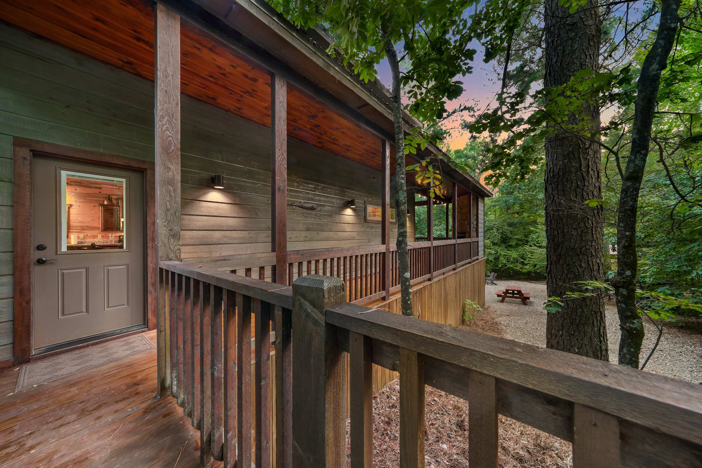 Rustic Cabin Near Creek with Hot Tub & Fire Pit
