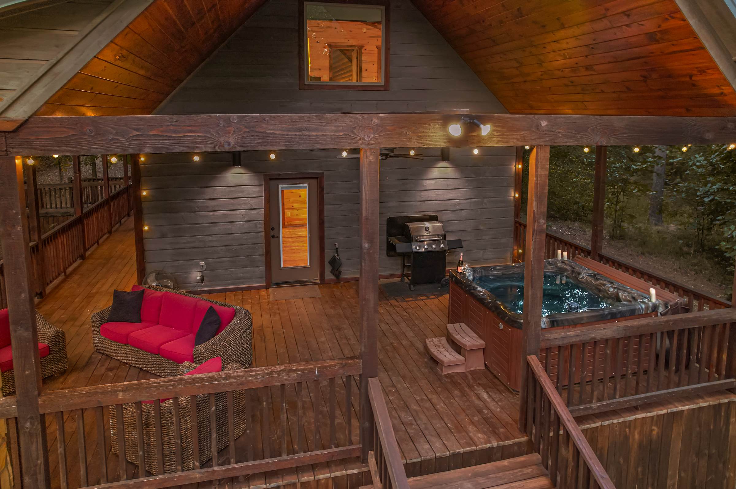 Rustic Cabin Near Creek with Hot Tub & Fire Pit