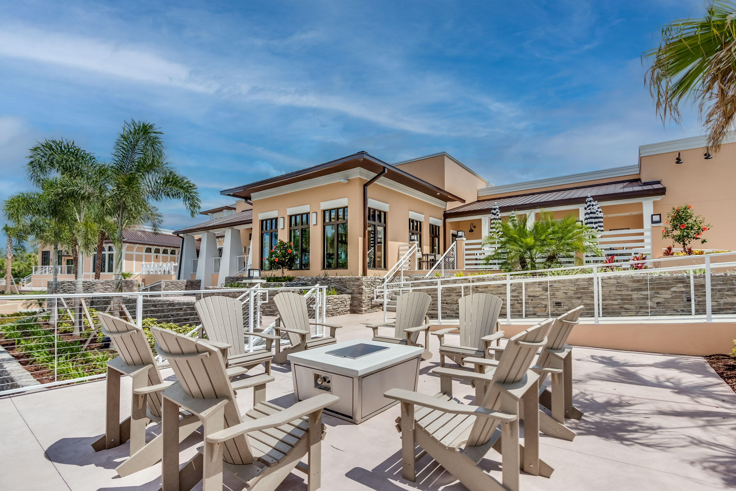 Scenic Outdoor Seating Area Perfect For Relaxation