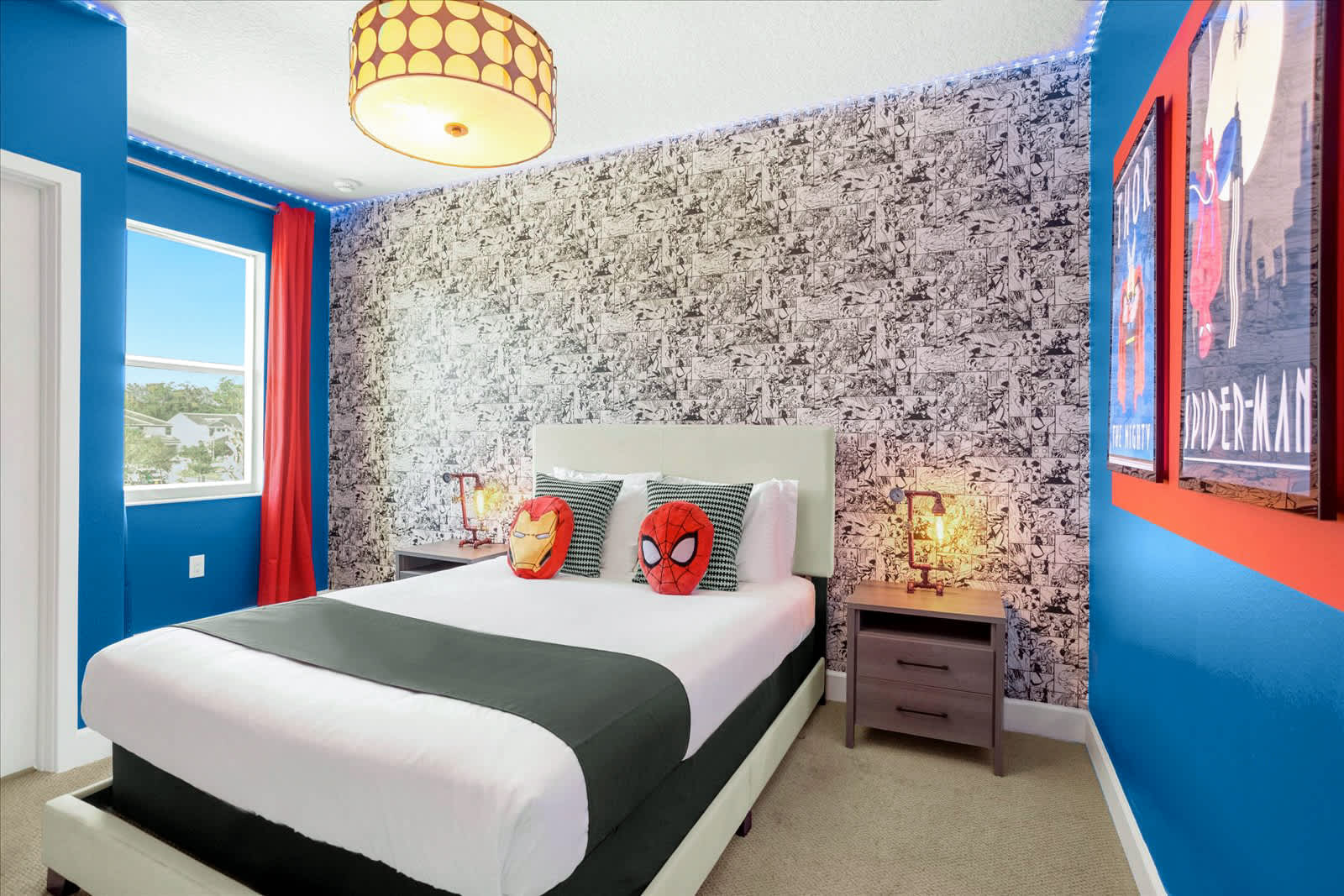 Superhero Themed Bedroom