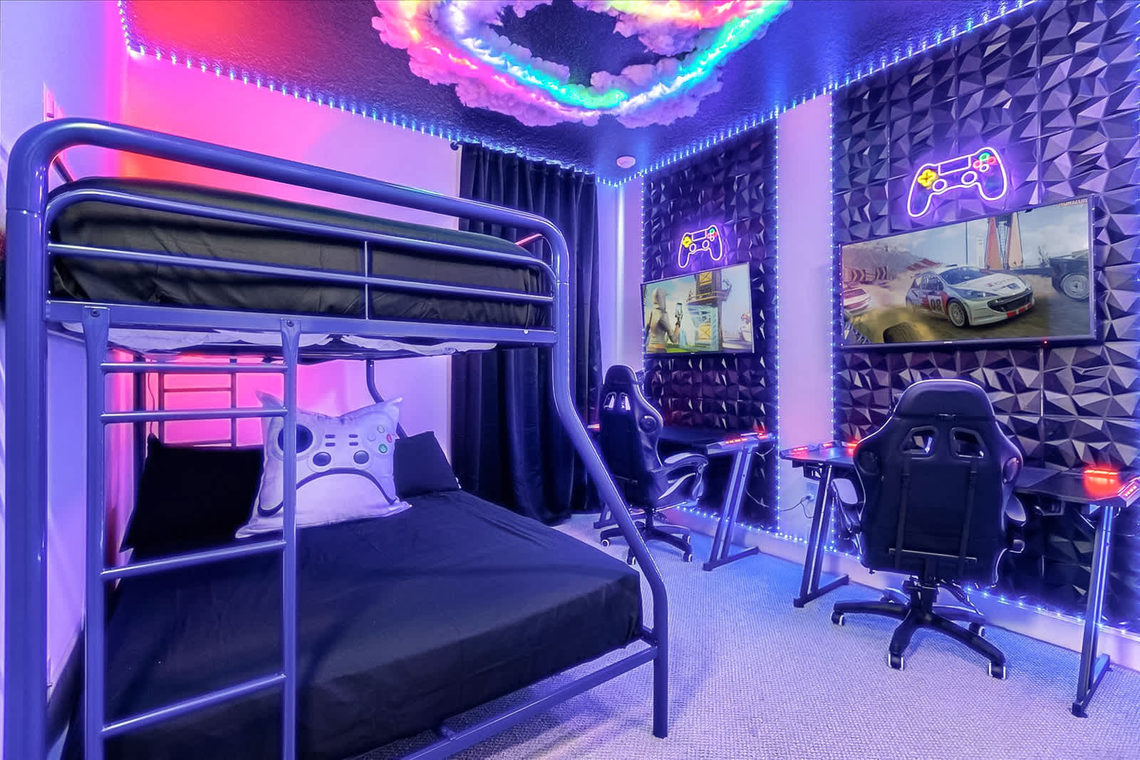Gamer Themed Bedroom