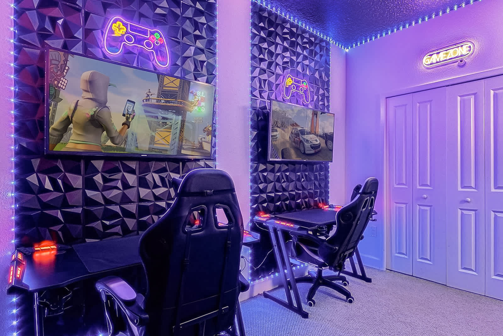 Gamer Themed Bedroom