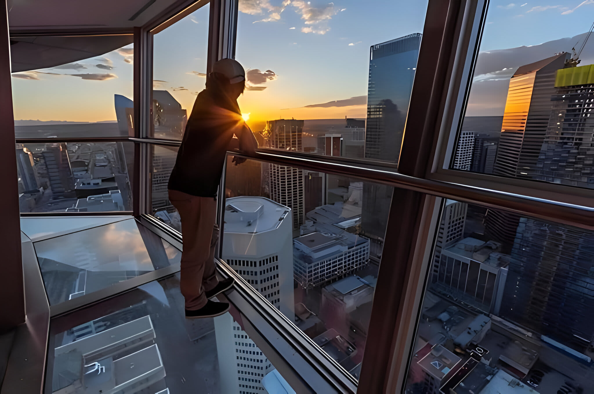 Visit the Calgary Tower for spectacular city views.