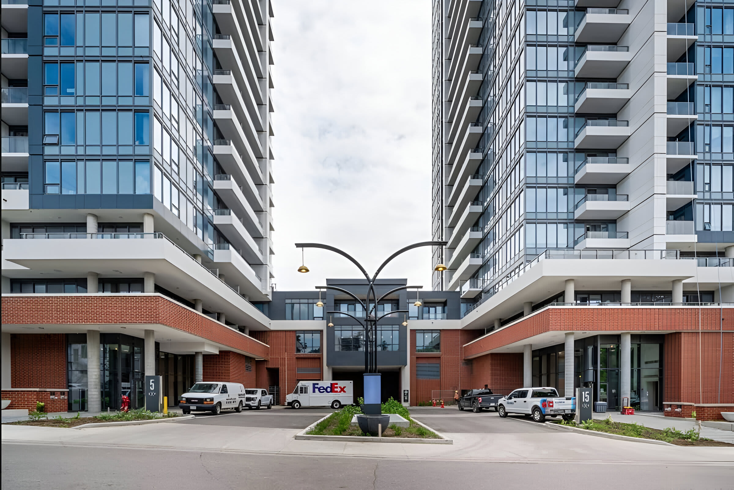 Grand Entrance To Station Park Union Towers Showcasing Contemporary Design