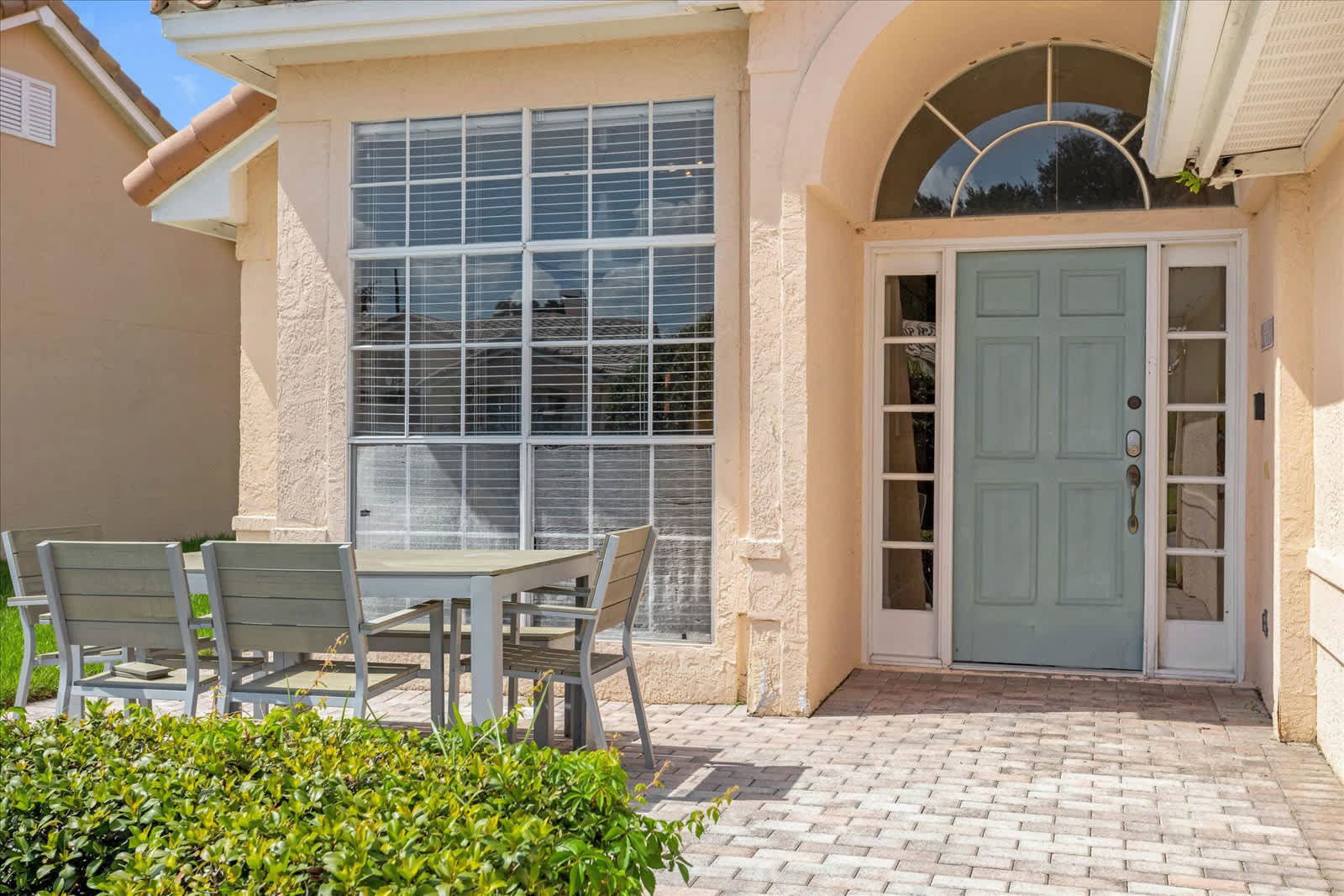 Front Patio with Outdoor Dining Area