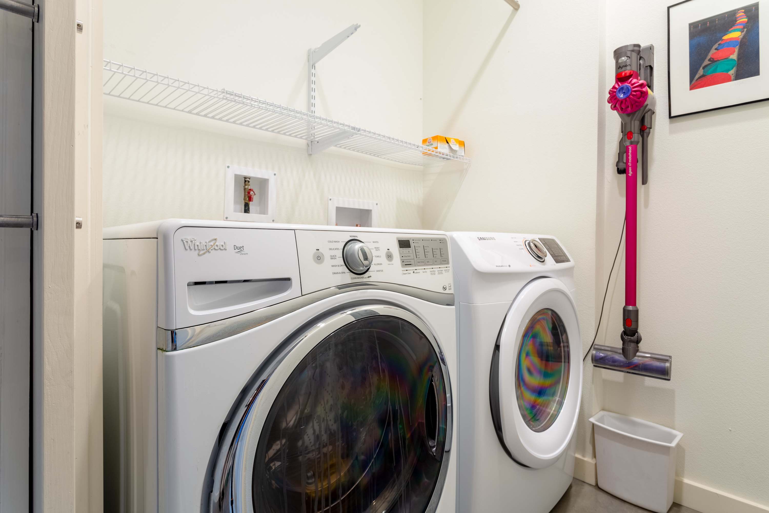 In home laundry machines