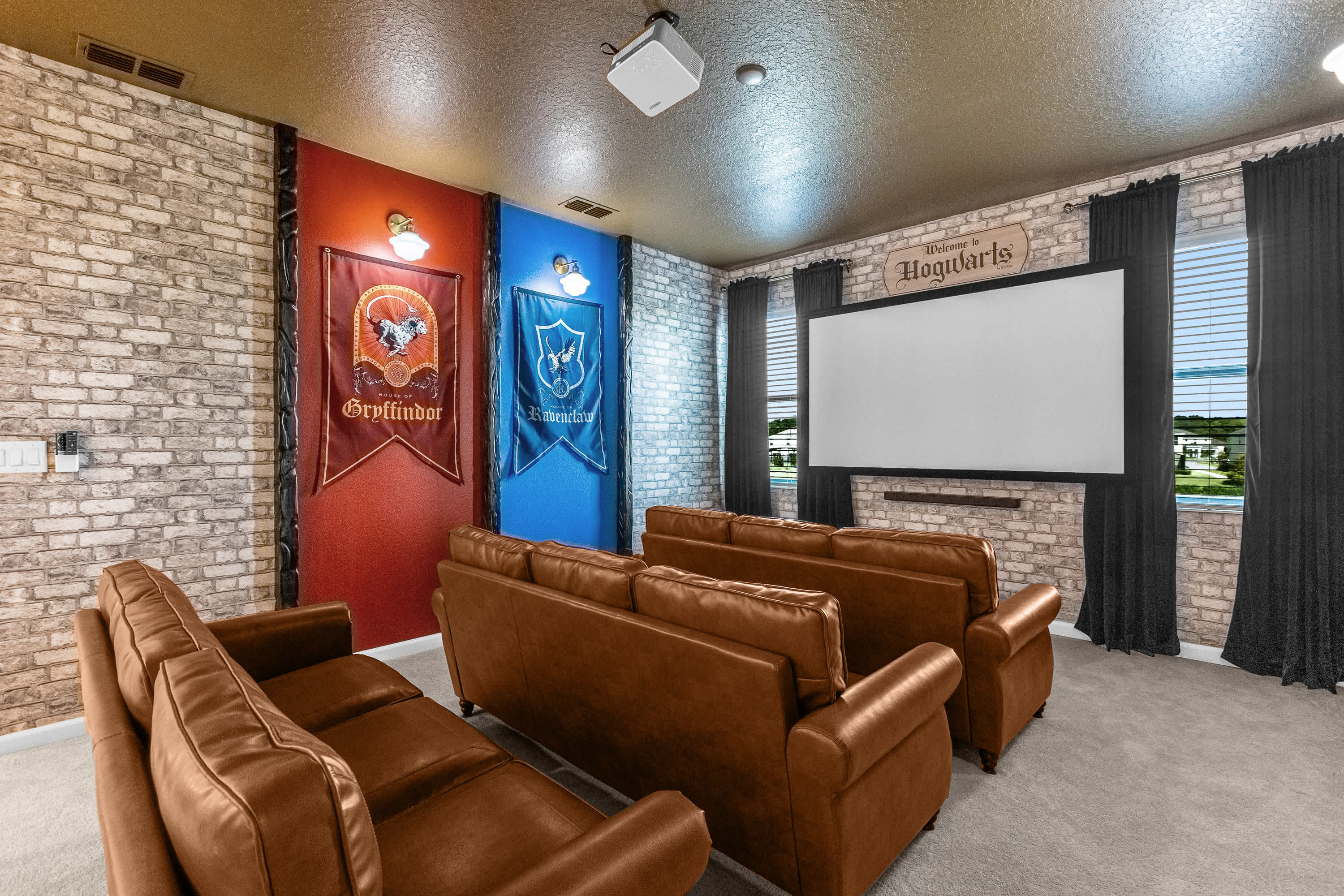 Harry Potter Themed Movie Room