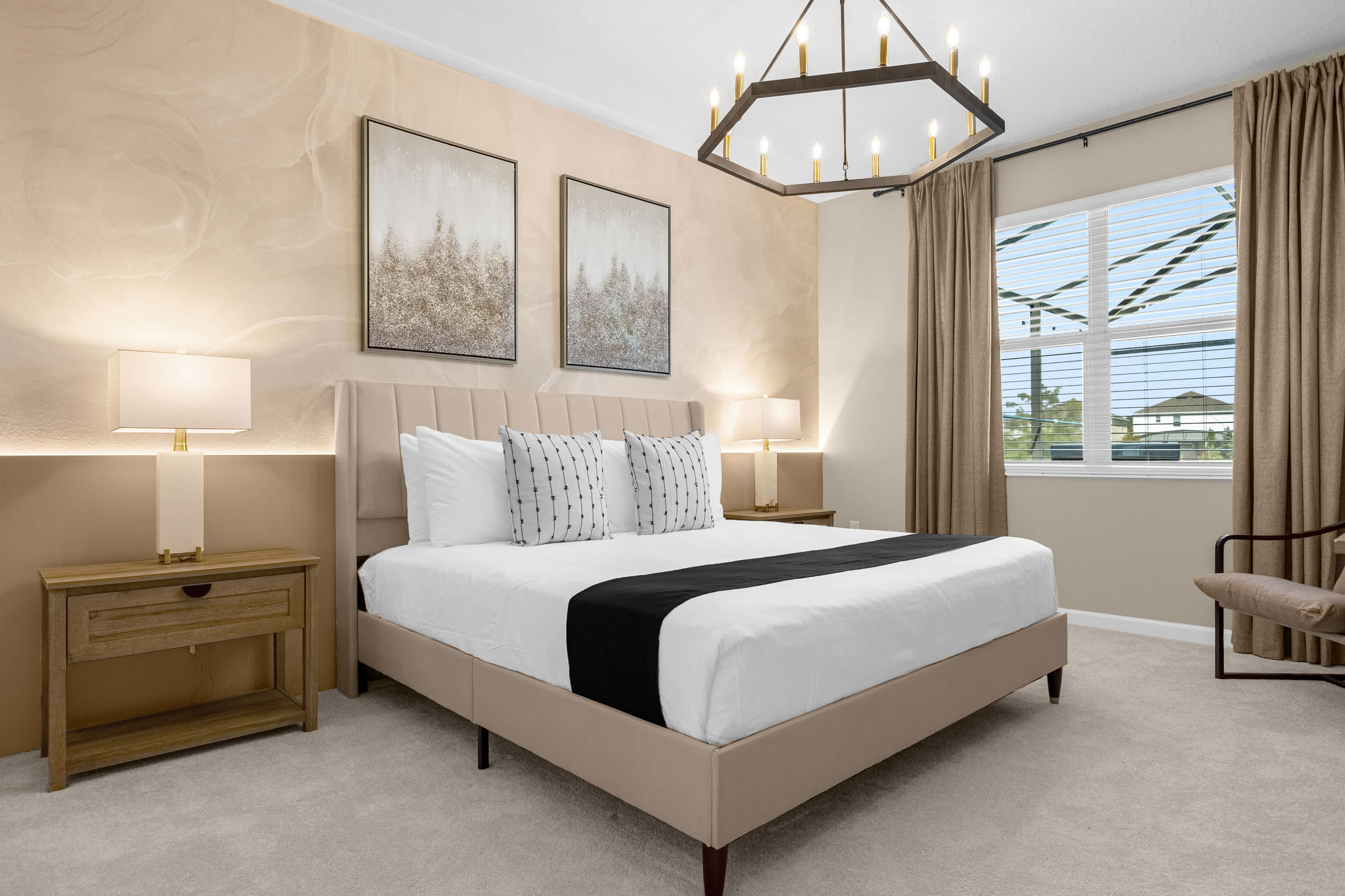 Elegant Bedroom With Scenic Views And Modern Touches