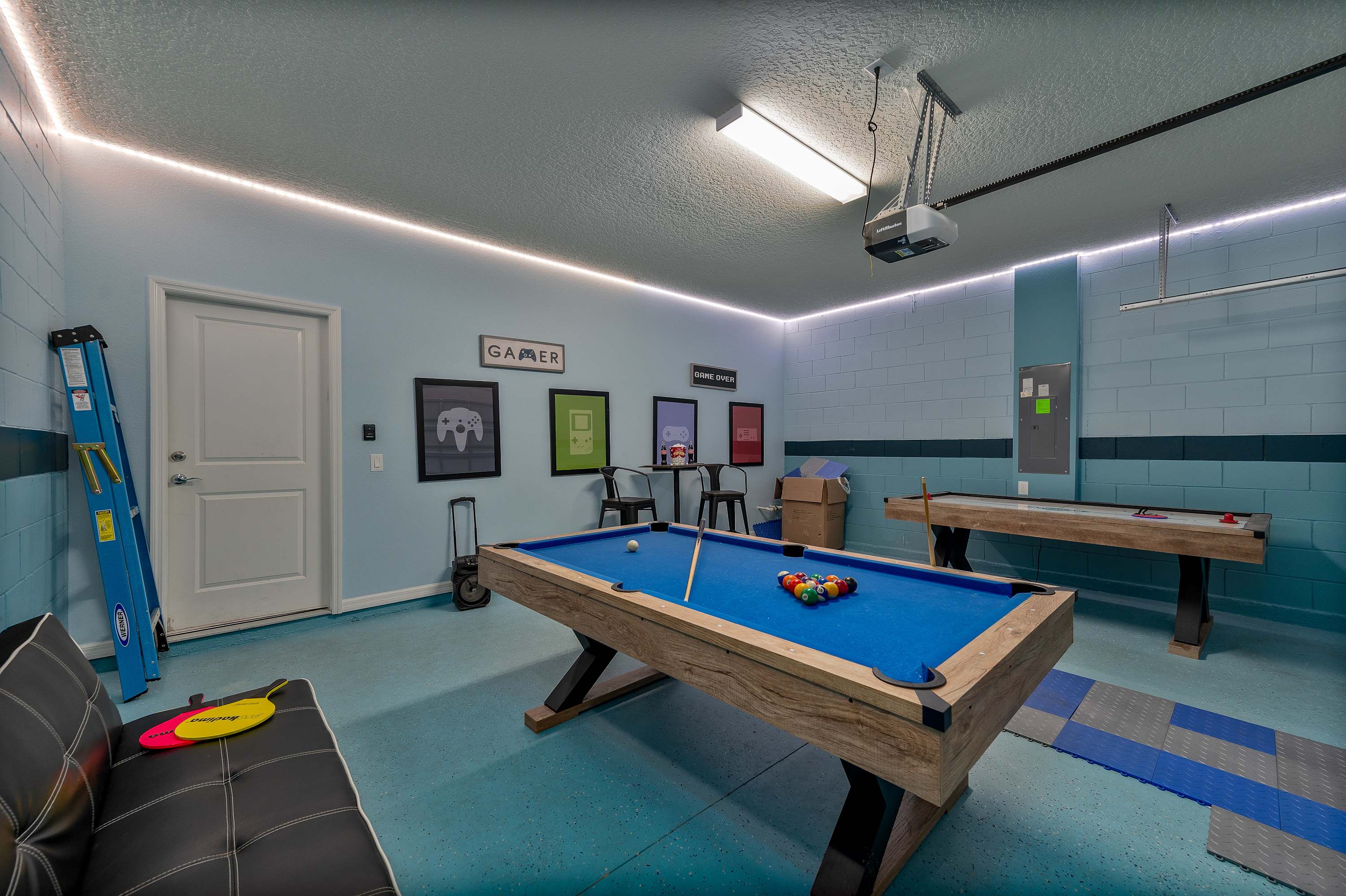 Lazy River + Game Room + Private Pool