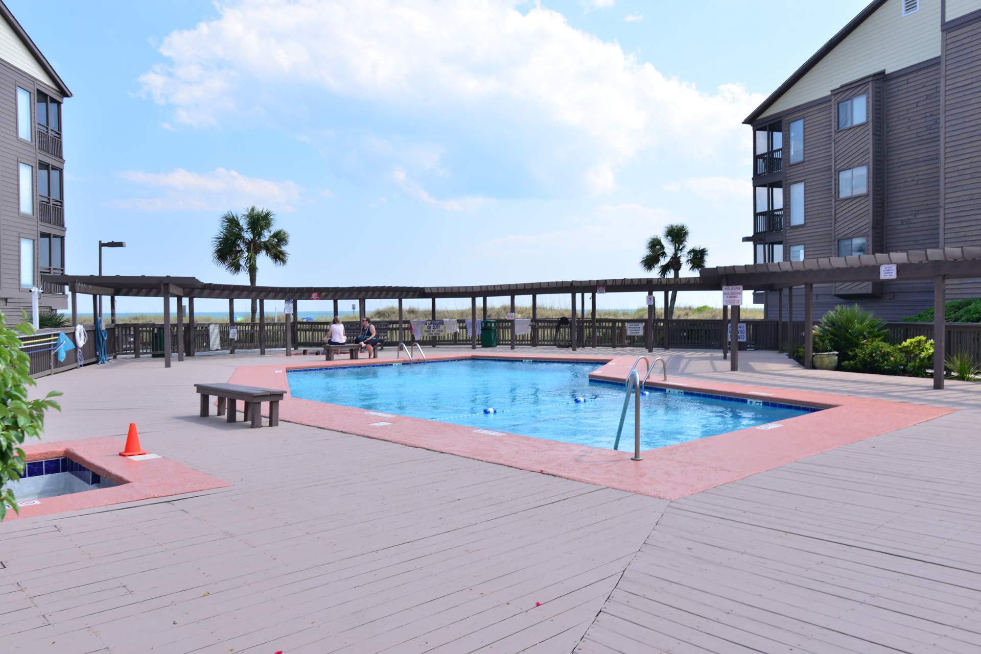 Oceanfront Pool Across the Street