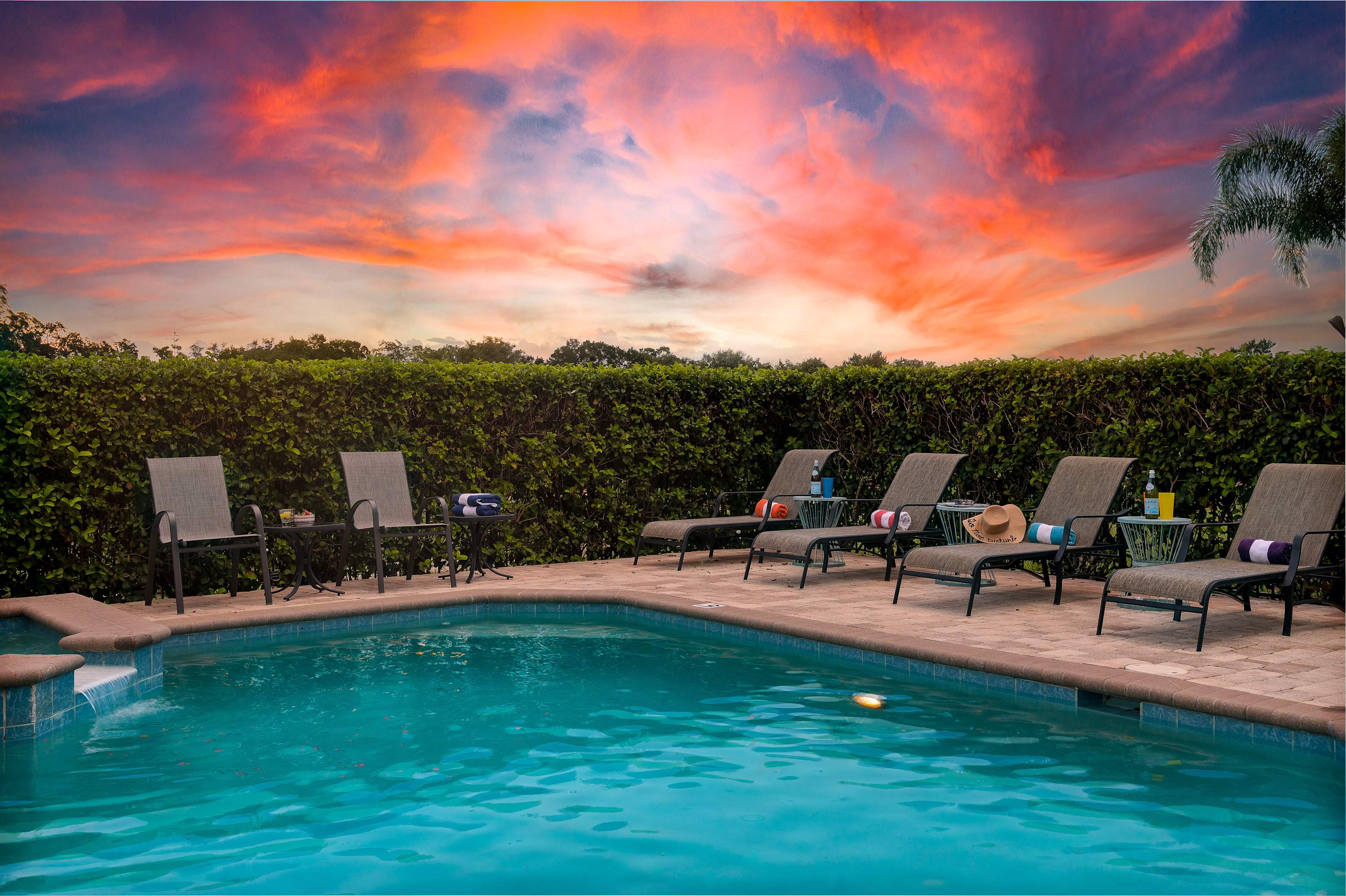 Golf Course View! Game Room, Private Heated Pool!