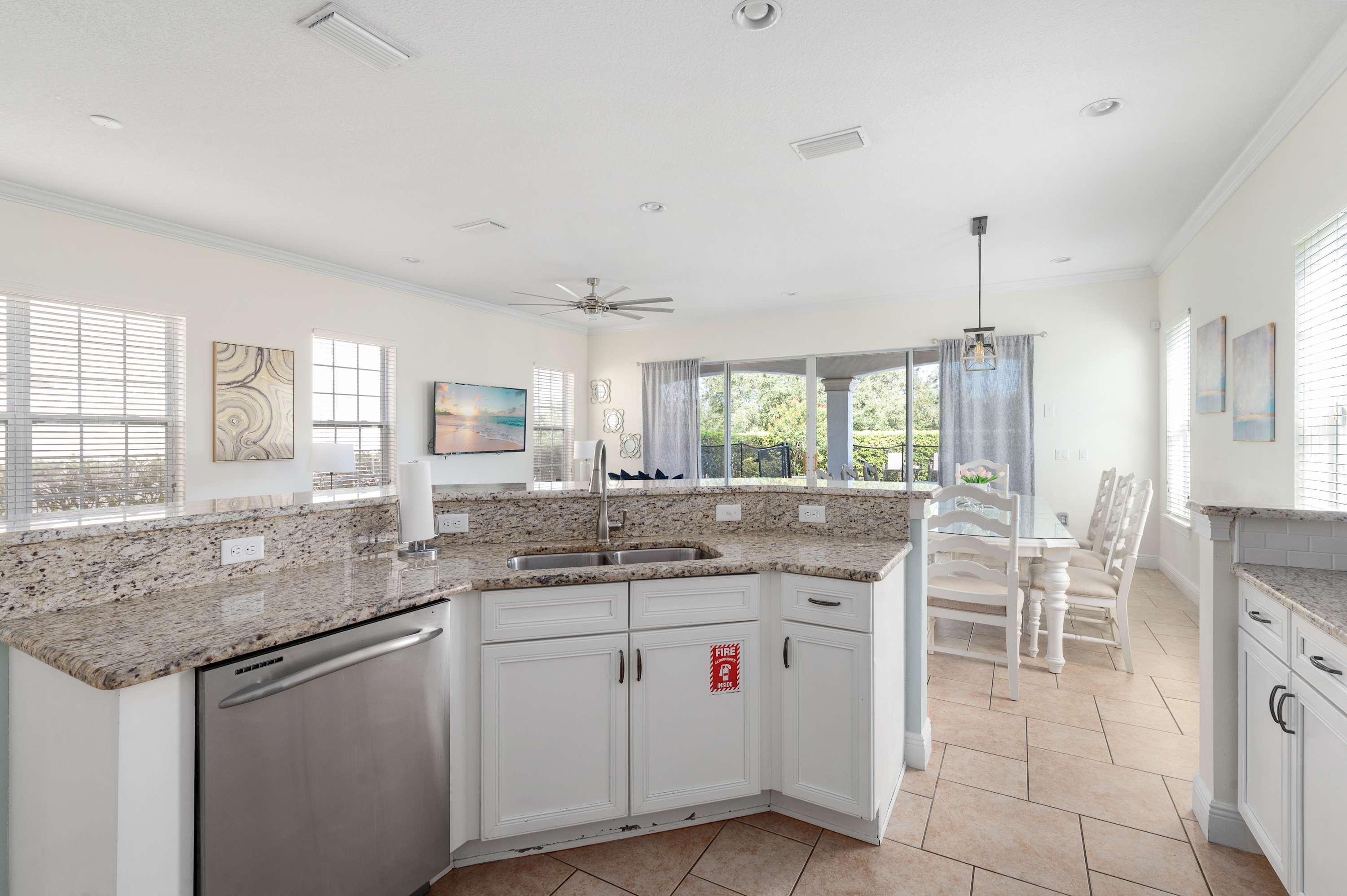 Golf Course View! Game Room, Private Heated Pool!