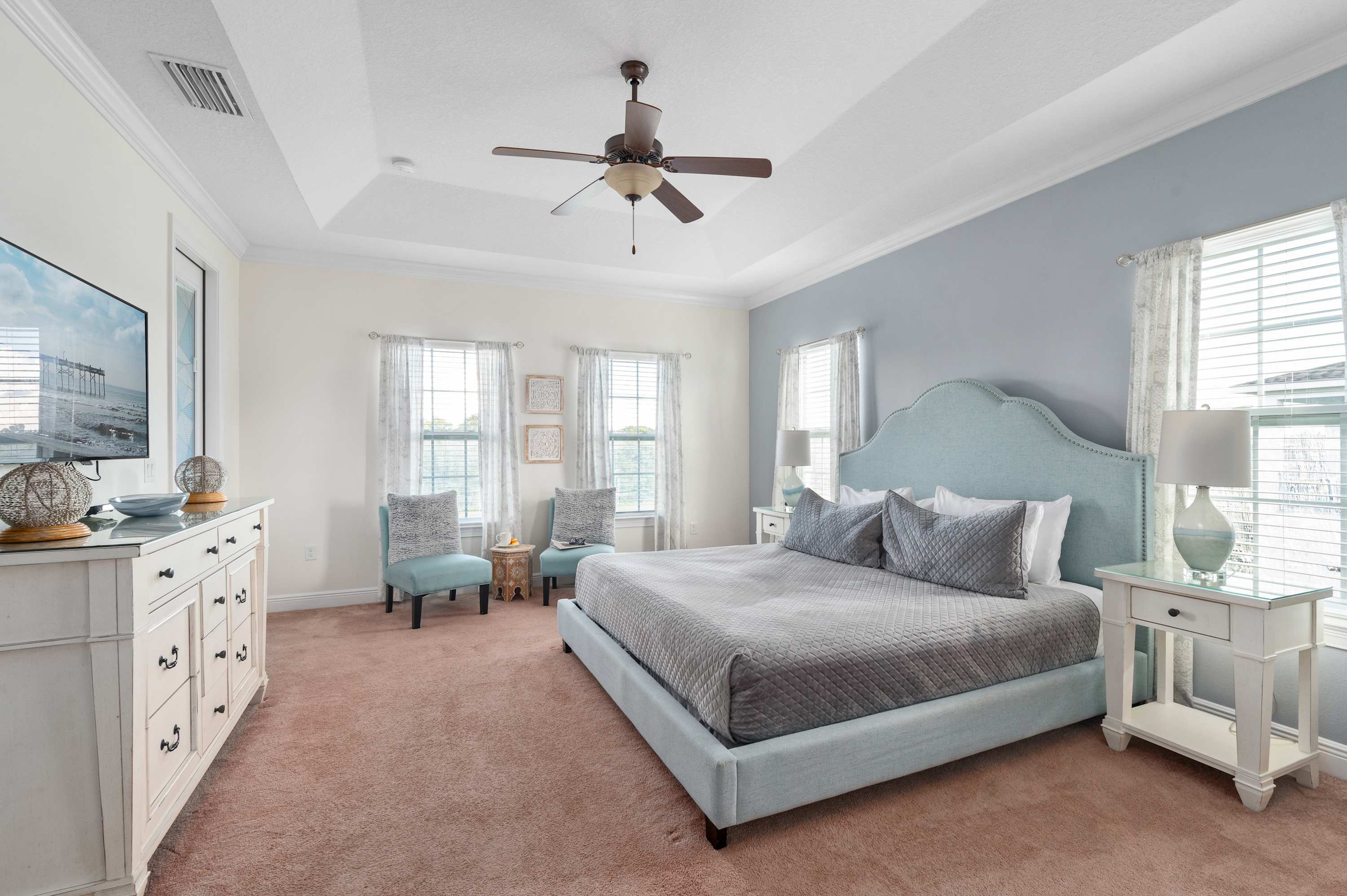 Golf Course View! Game Room, Private Heated Pool!