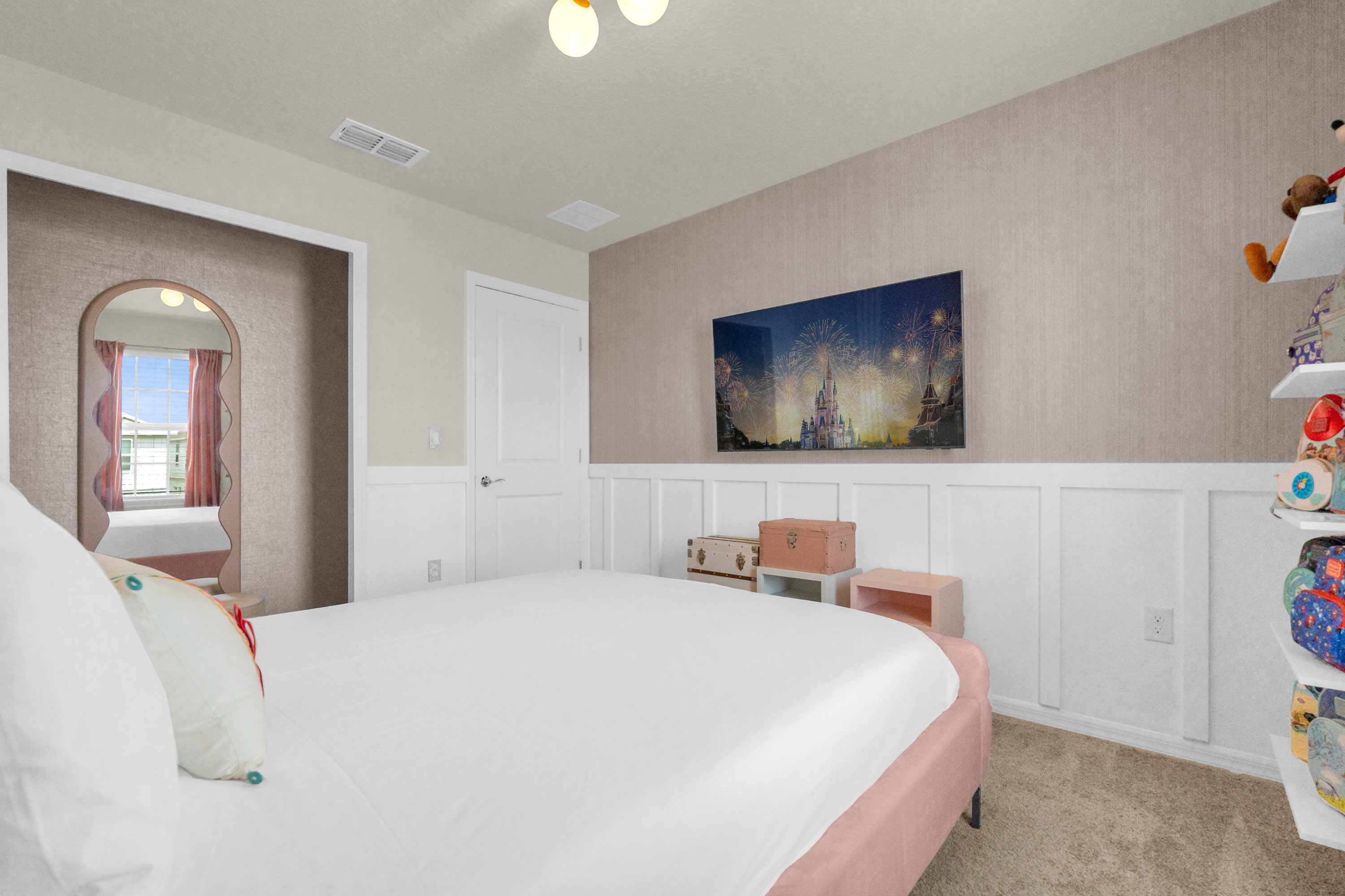 Backpack Bedroom with Closet Vanity