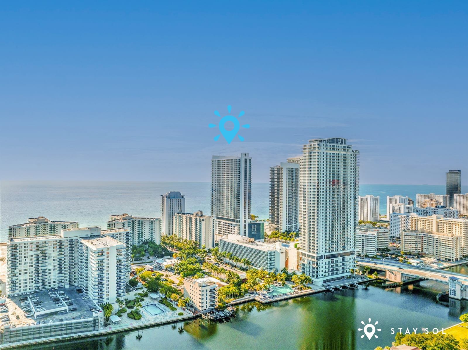 1BR Ocean‐View Retreat | Private Balcony & Amazing Pool