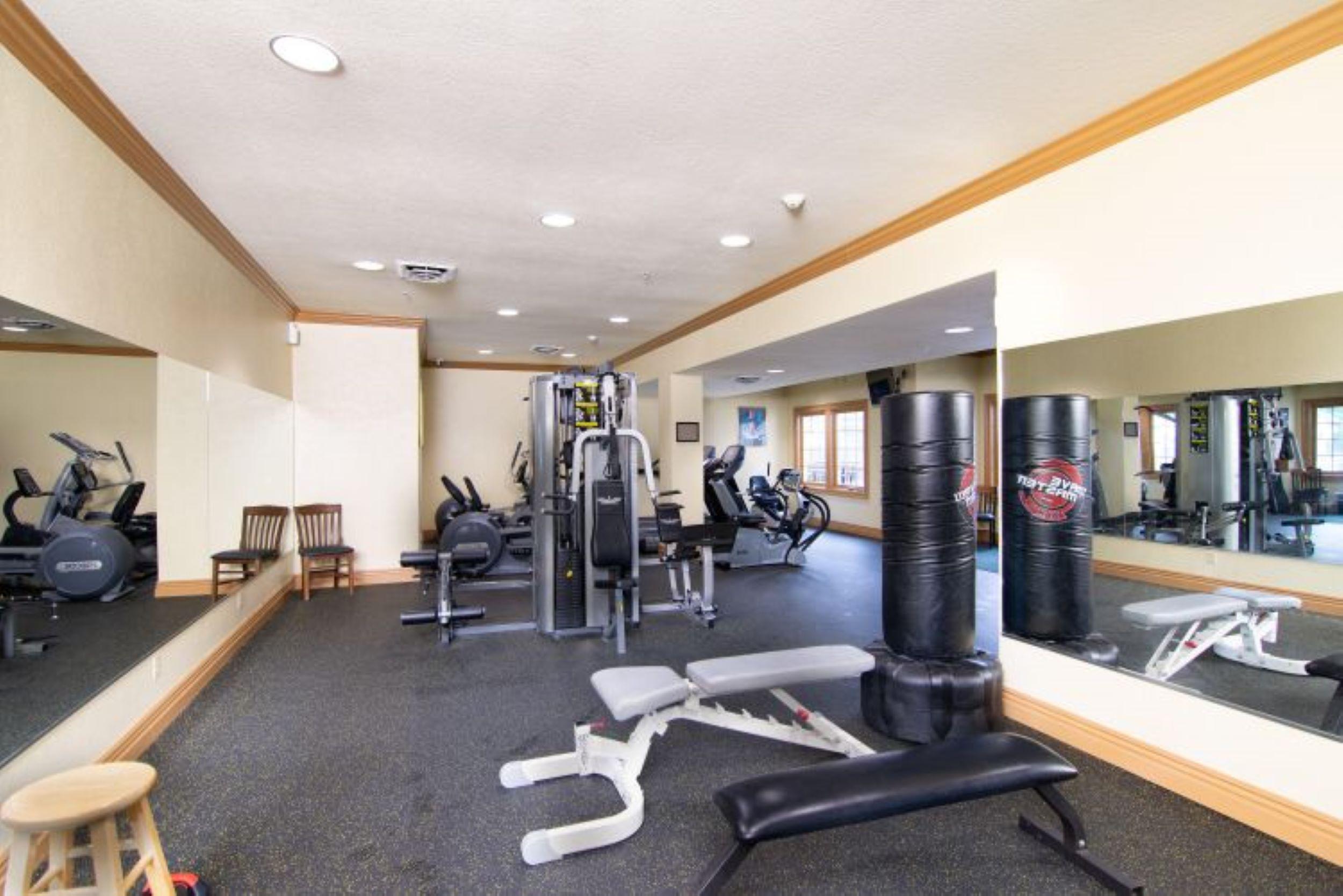 Resort gym amenities