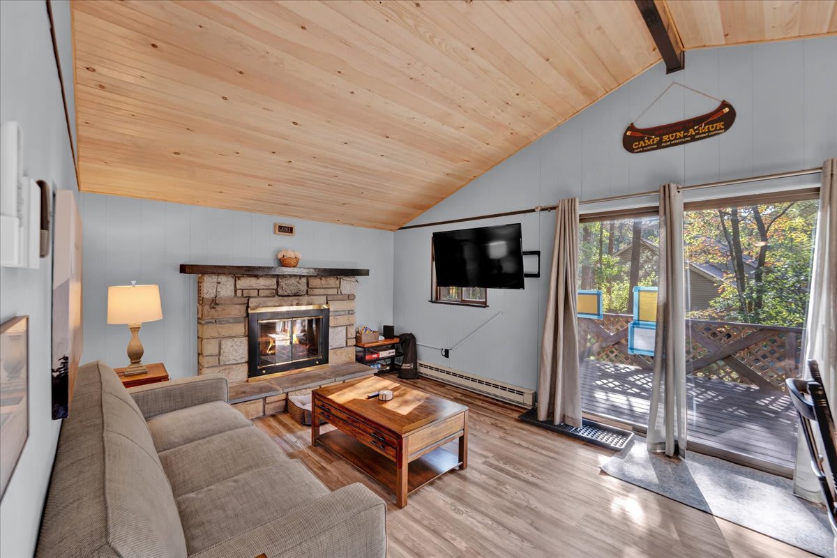 Pocono Cabin | Hot Tub | Firepit | Lake Access