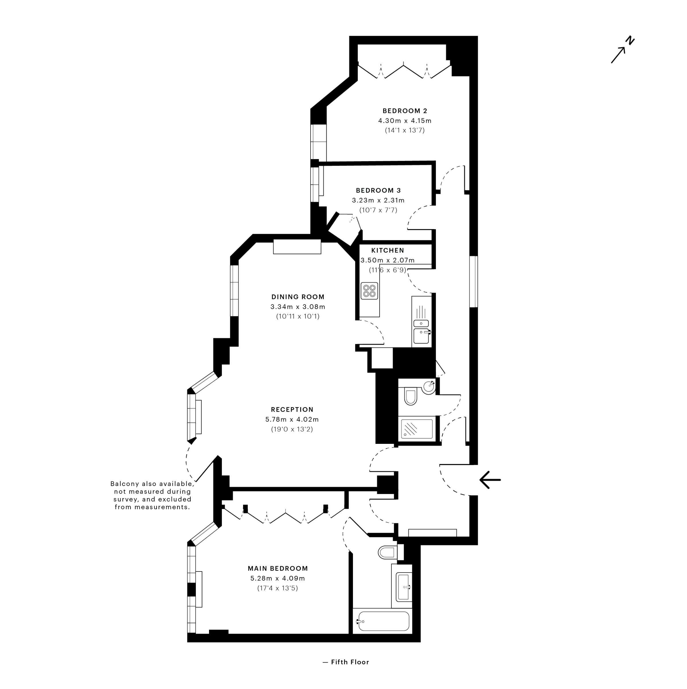 Spacious Knightsbridge Apartment Near Harrods in Brompton Road 88 SW3 1ES - Property image 15 - VivreStays
