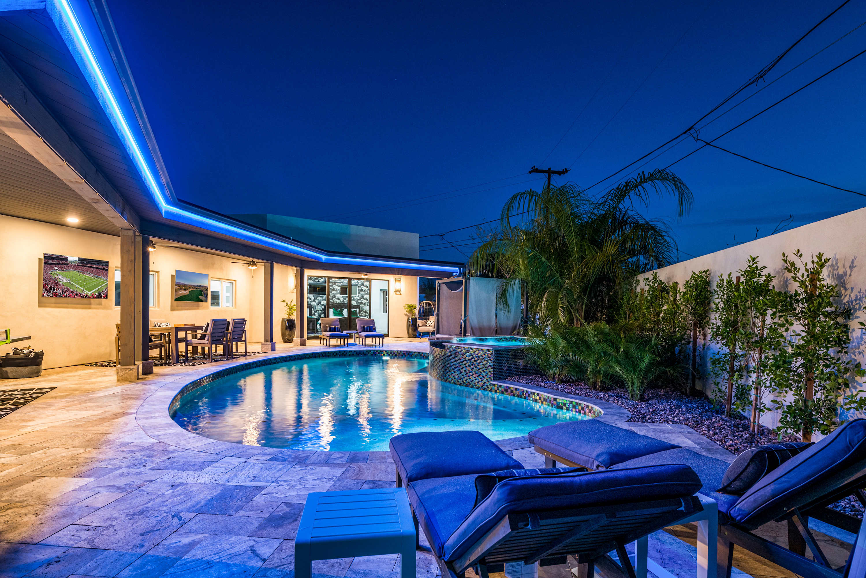 Featured Property 75th Place: Luxe, Pool, Spa, Walk to Old Town!