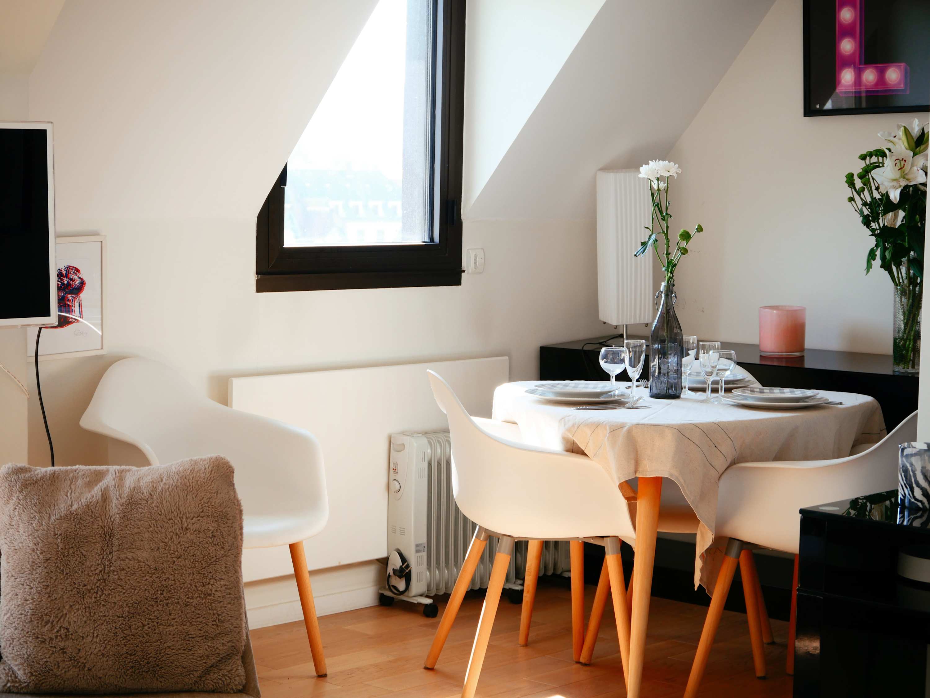 Duplex de charme avec balcon · plein centre