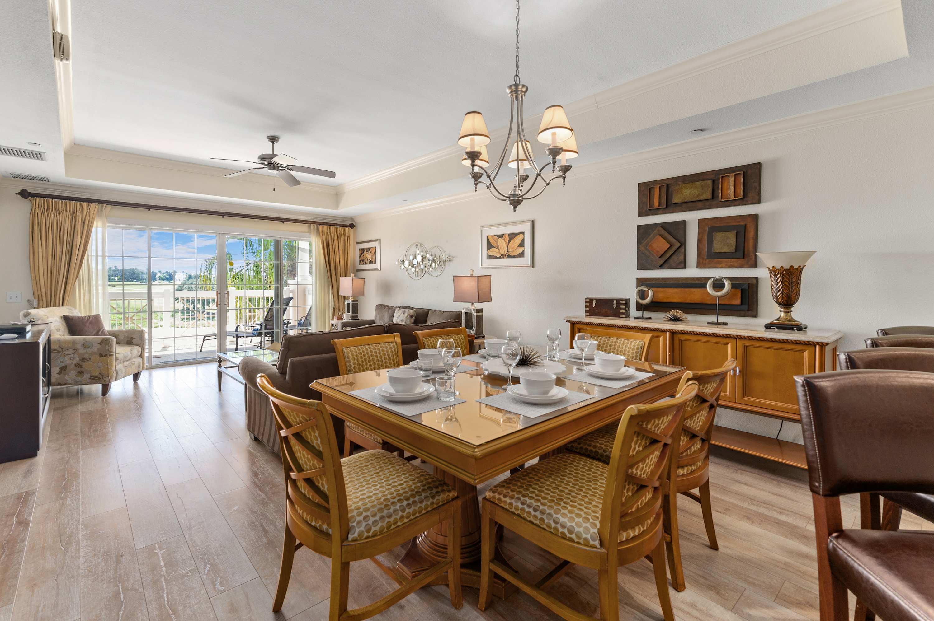 Condo w/ balcony & 12th hole golf view