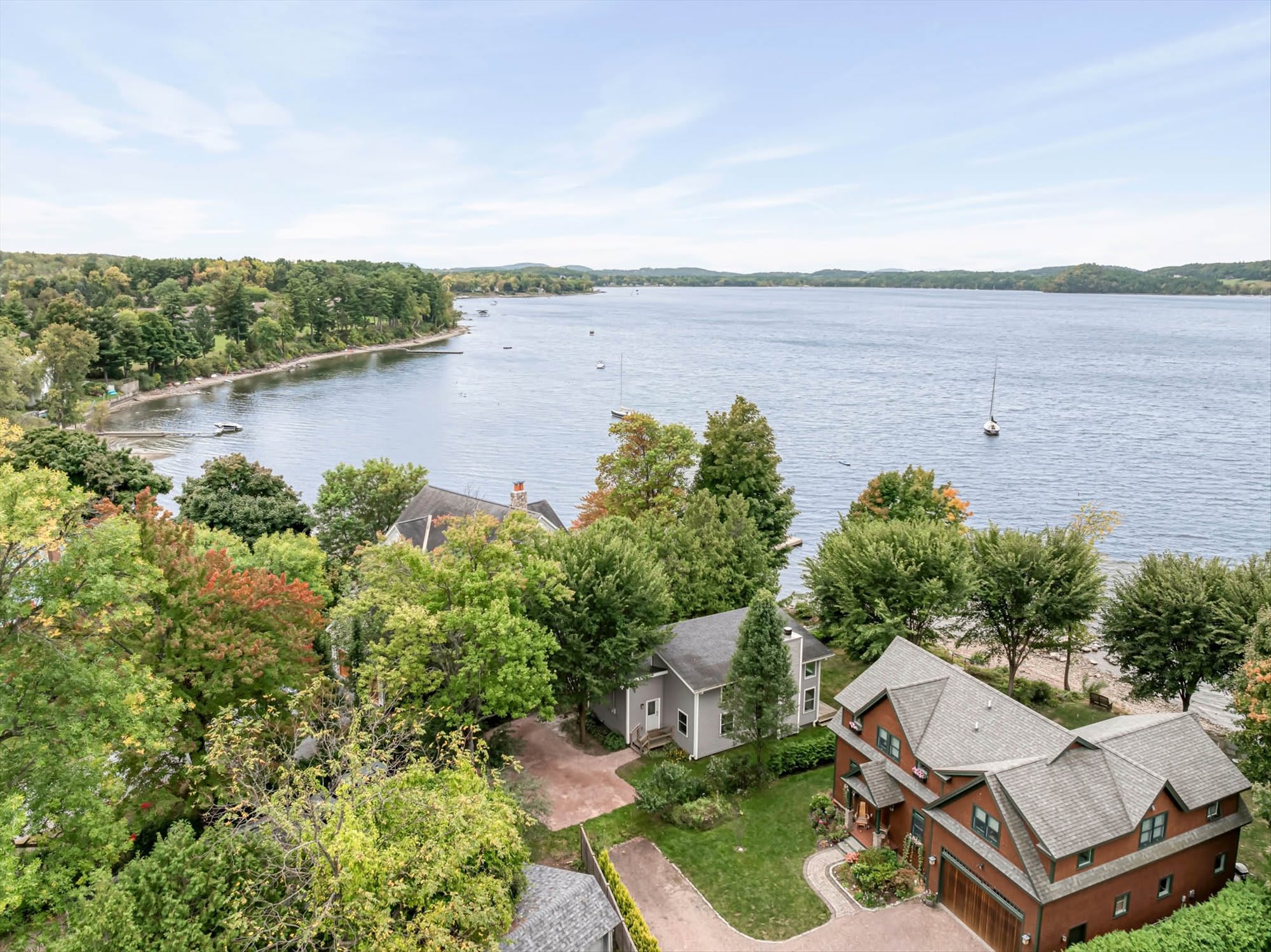 Gorgeous Lakefront Home w/ Private Beach & Views 2