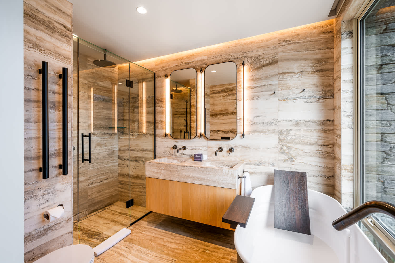 Spacious Master Ensuite with Walk-In Shower
Indulge in the luxury of this spacious ensuite, featuring a sleek walk-in shower and elegant modern fixtures. Perfect for relaxing after a day of Queenstown adventures.