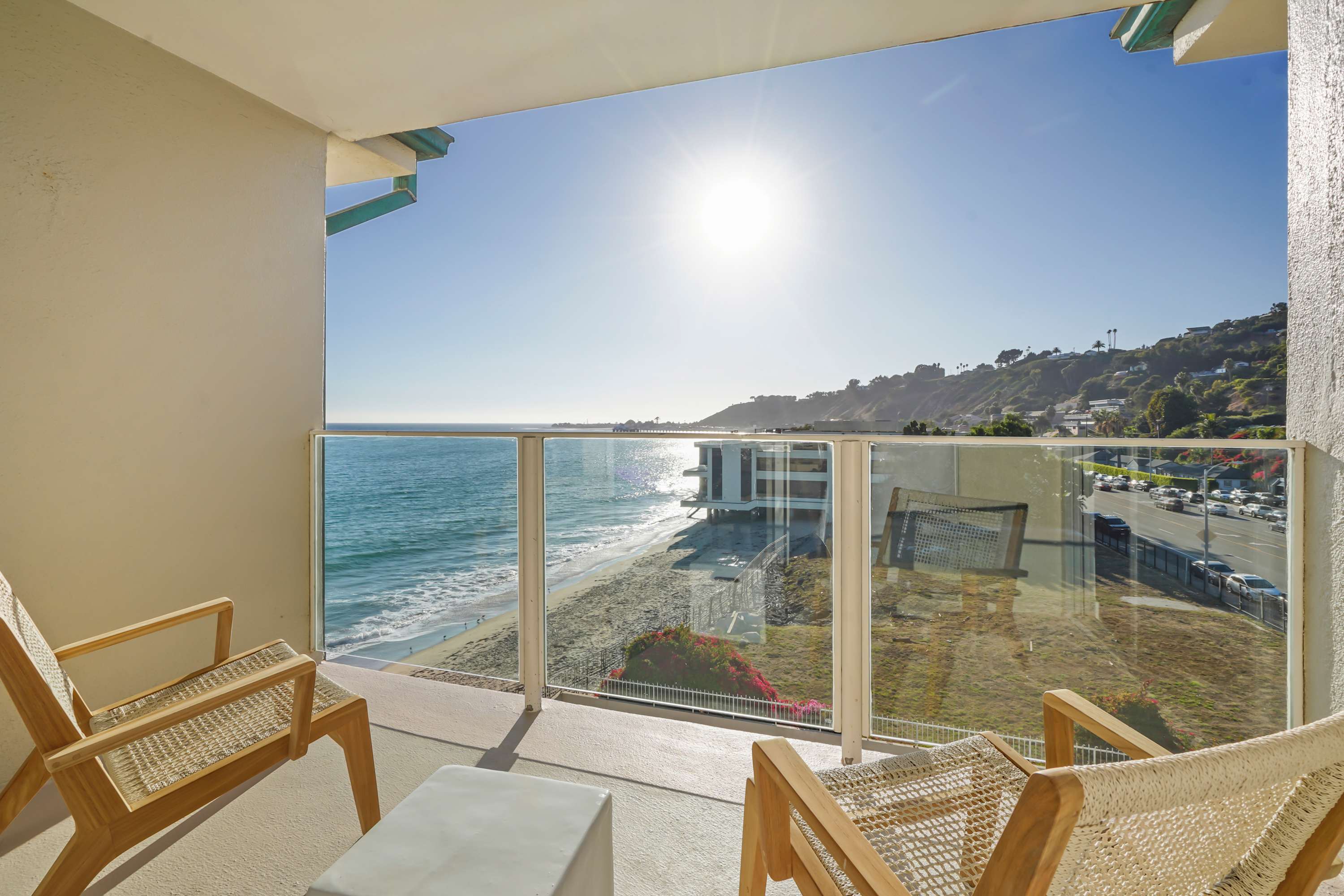 Breathtaking ocean views await from the balcony — a perfect spot to unwind.