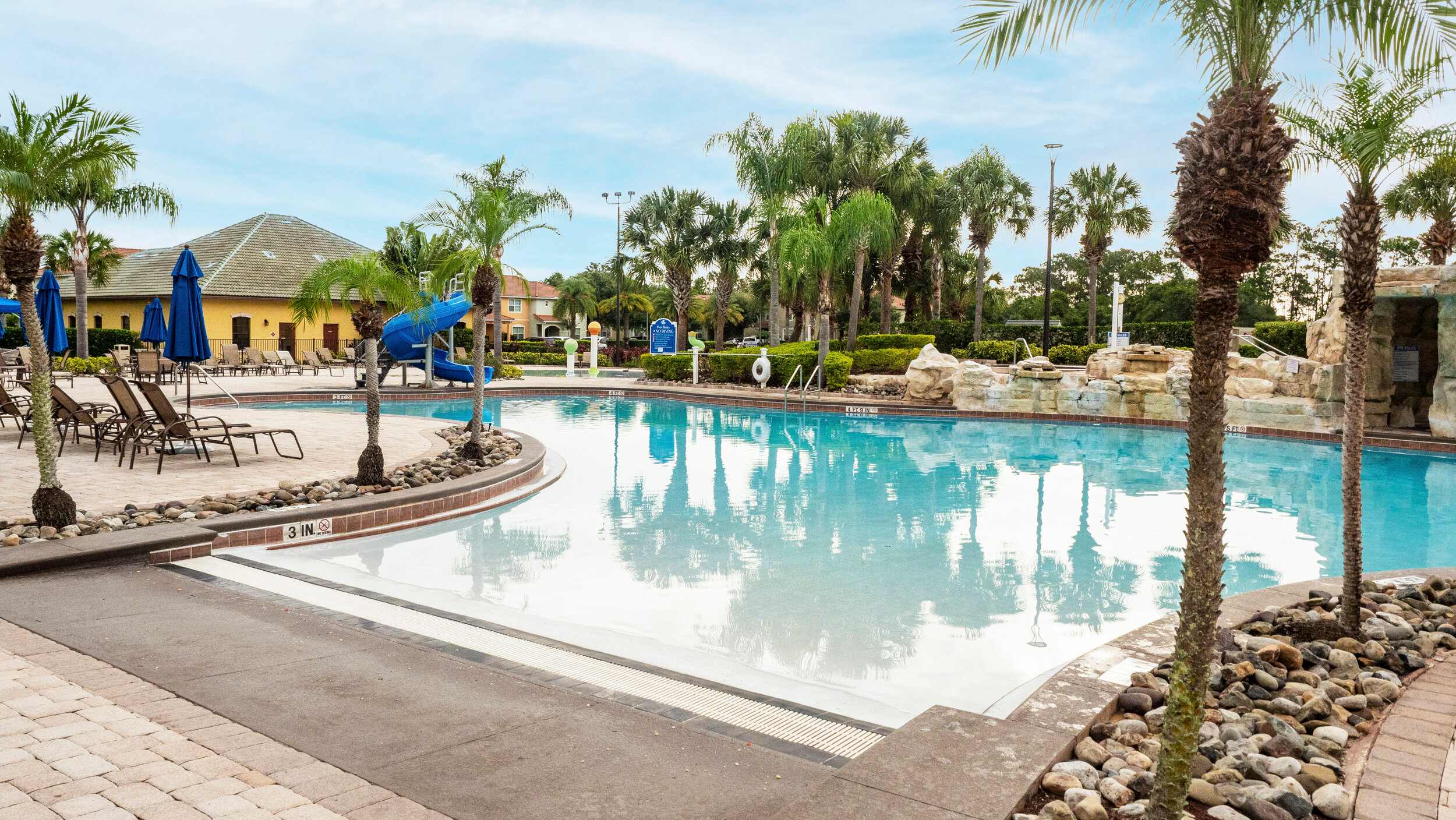 Shallow Entry to the Resort Pool