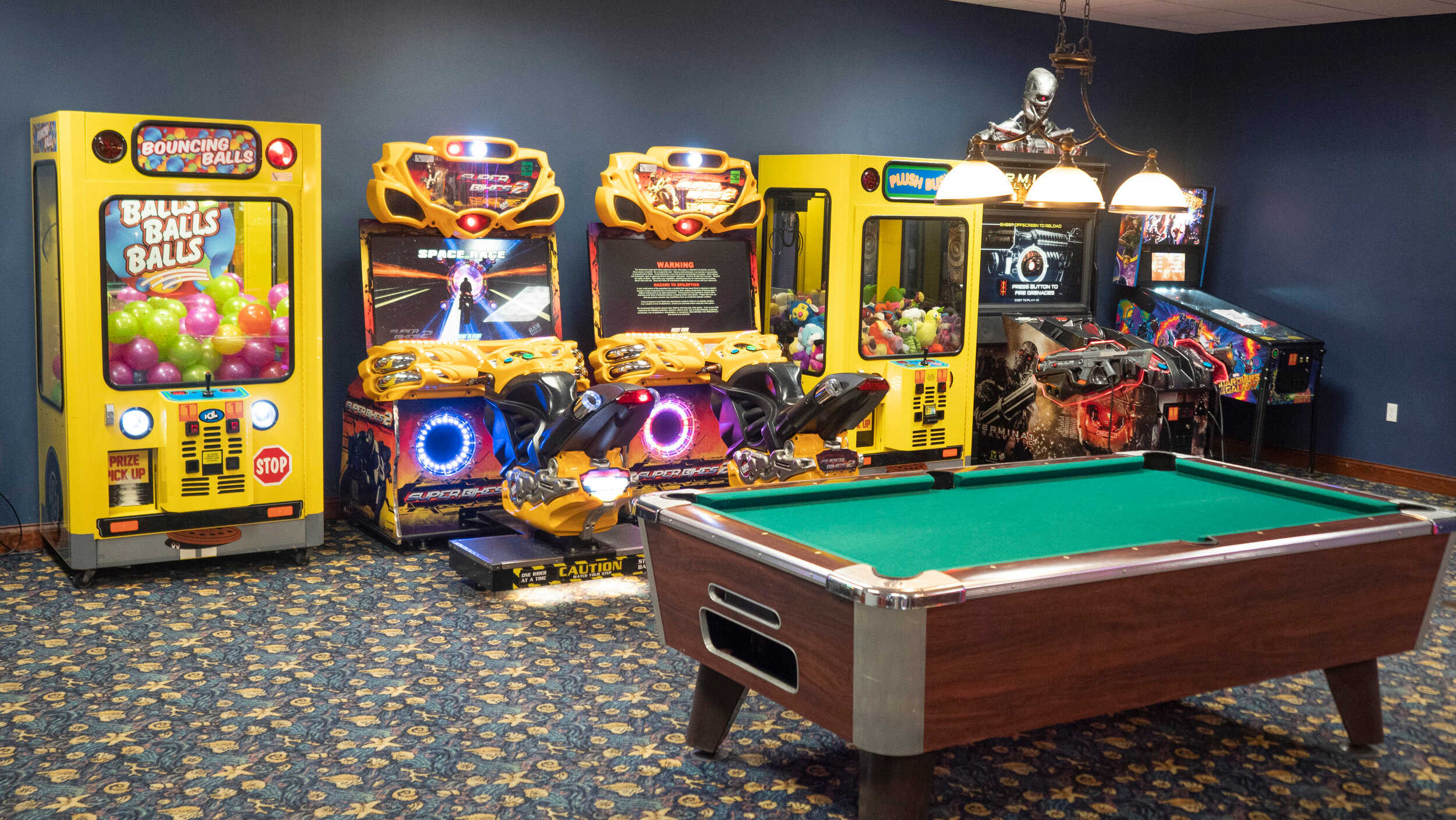 Games Room Arcade at the Clubhouse