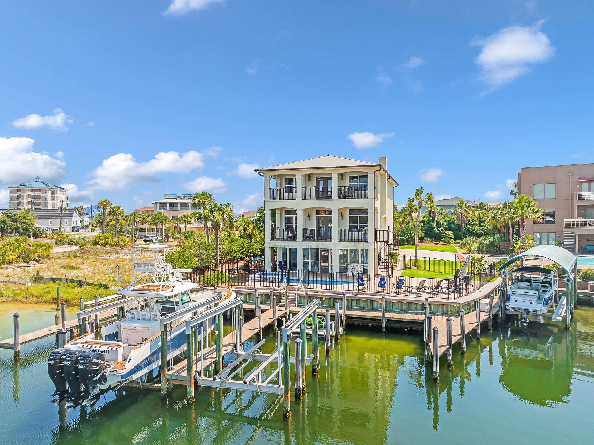 Waterfront Mansion, Boat Slips, Pool | Sun Kissed