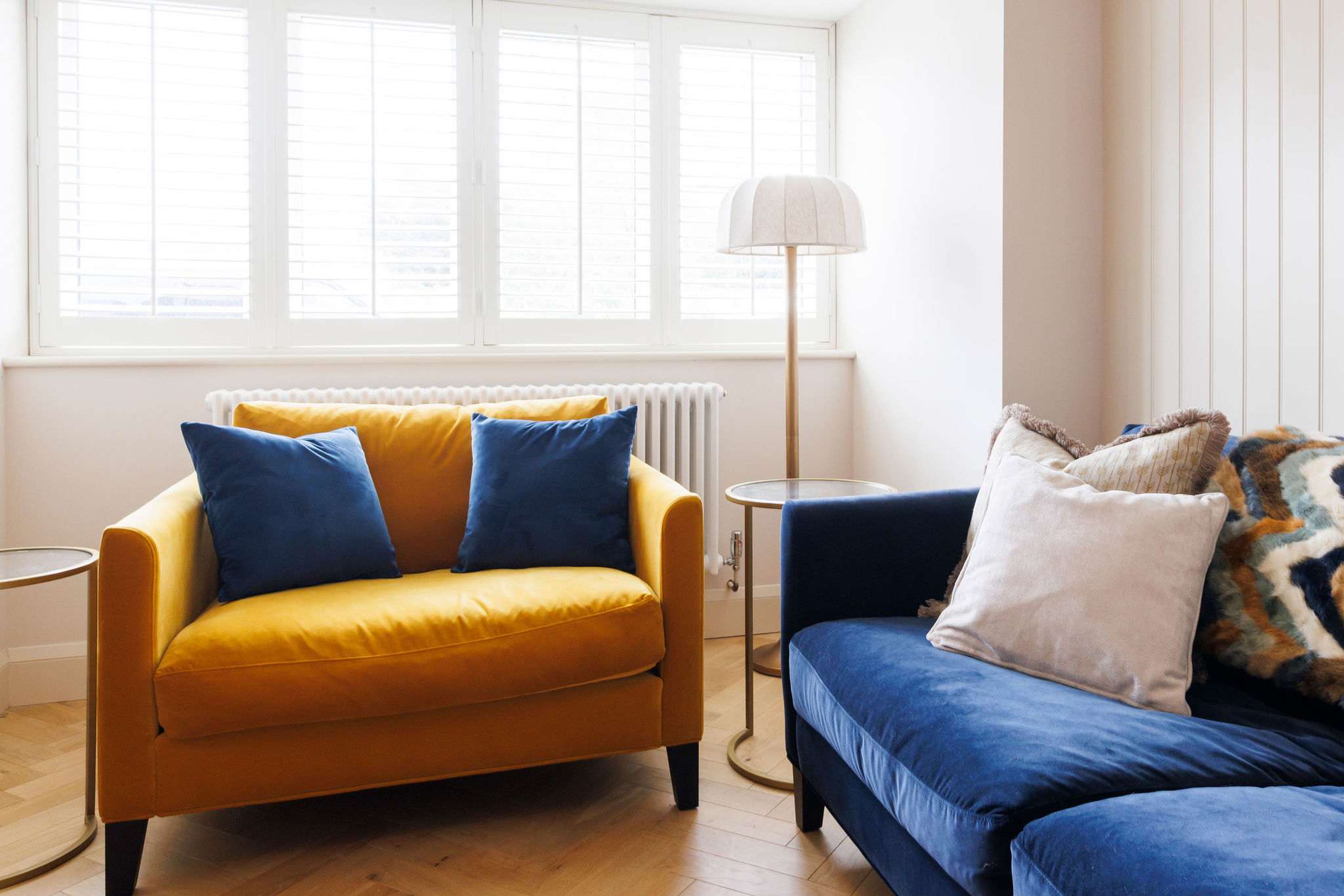 The lounge has comfy seating and homely touches throughout.