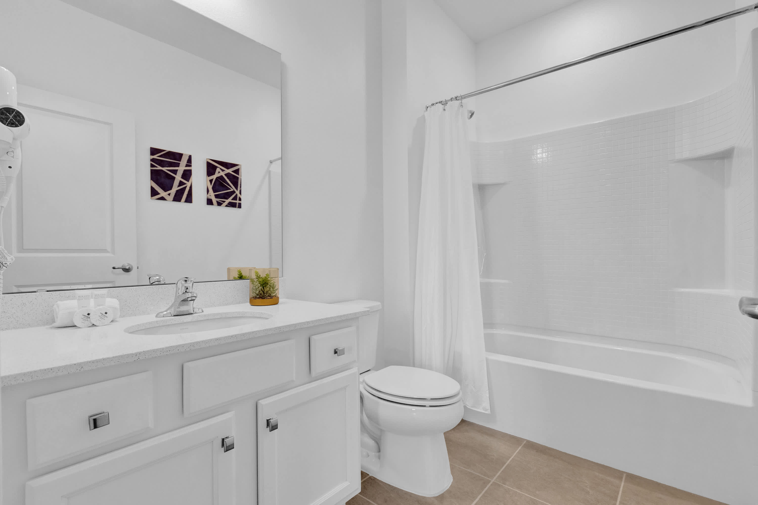 Full Bathroom with Shower + Tub Combo